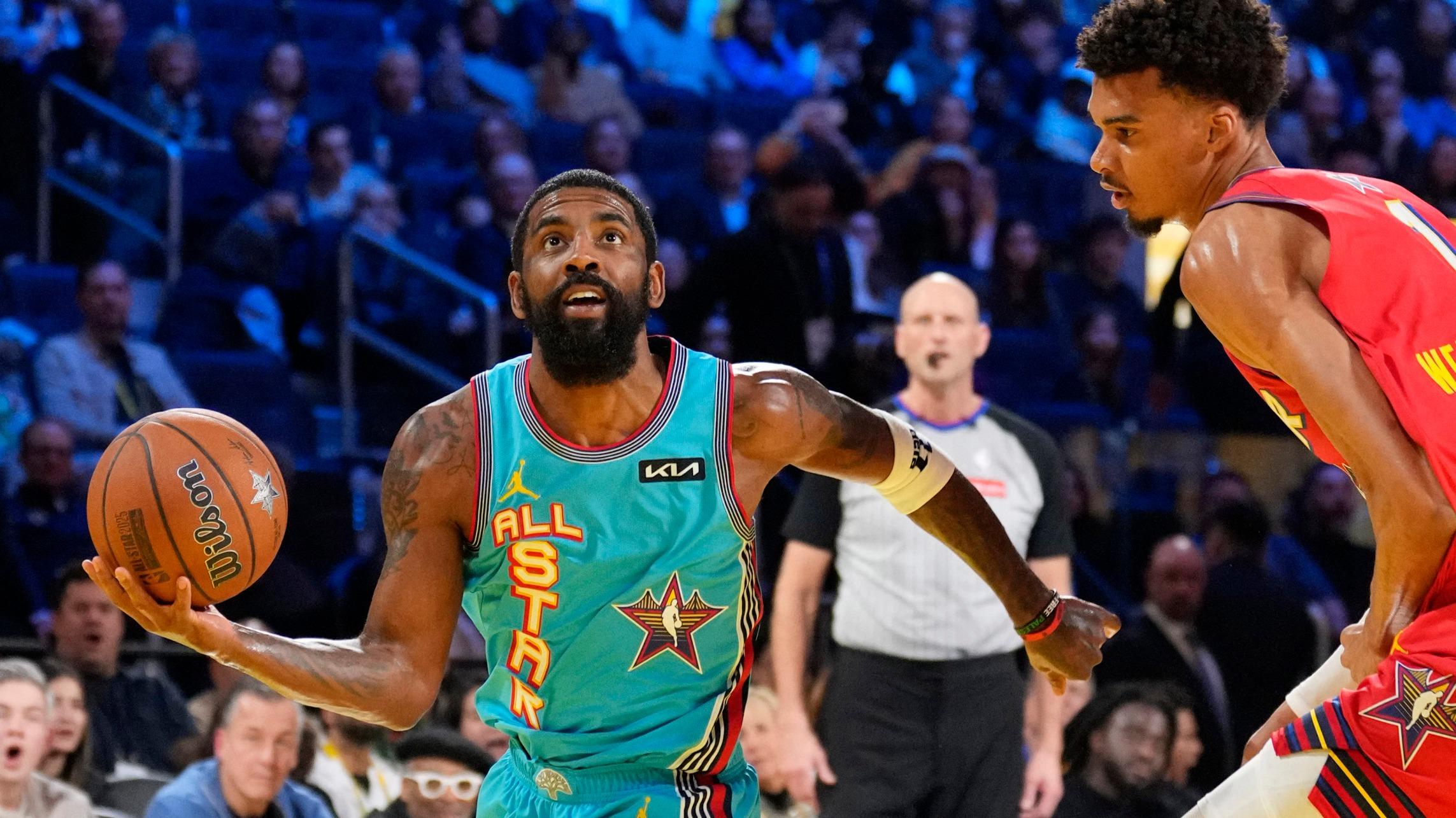 NBA, All-Star Maçı, smaç yarışı, üç sayılık atış yarışması, beceri yarışması, bire bir turnuva, Unrivaled ligi, Kyrie Irving, Giannis Antetokounmpo