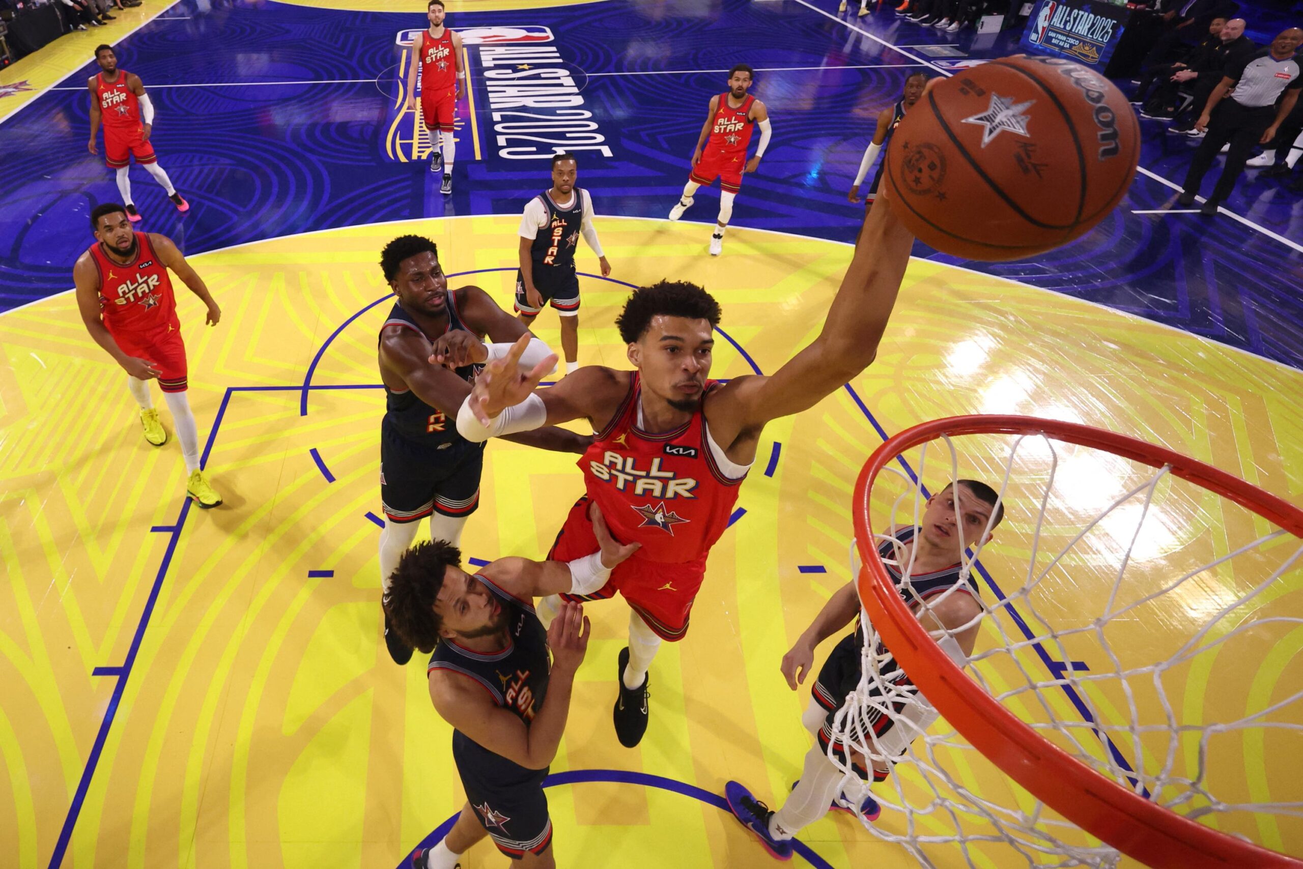 Victor Wembanyama, NBA All Star Game, San Francisco, Charles Barkley, Donovan Mitchell, Trae Young, Stephen Curry, MVP