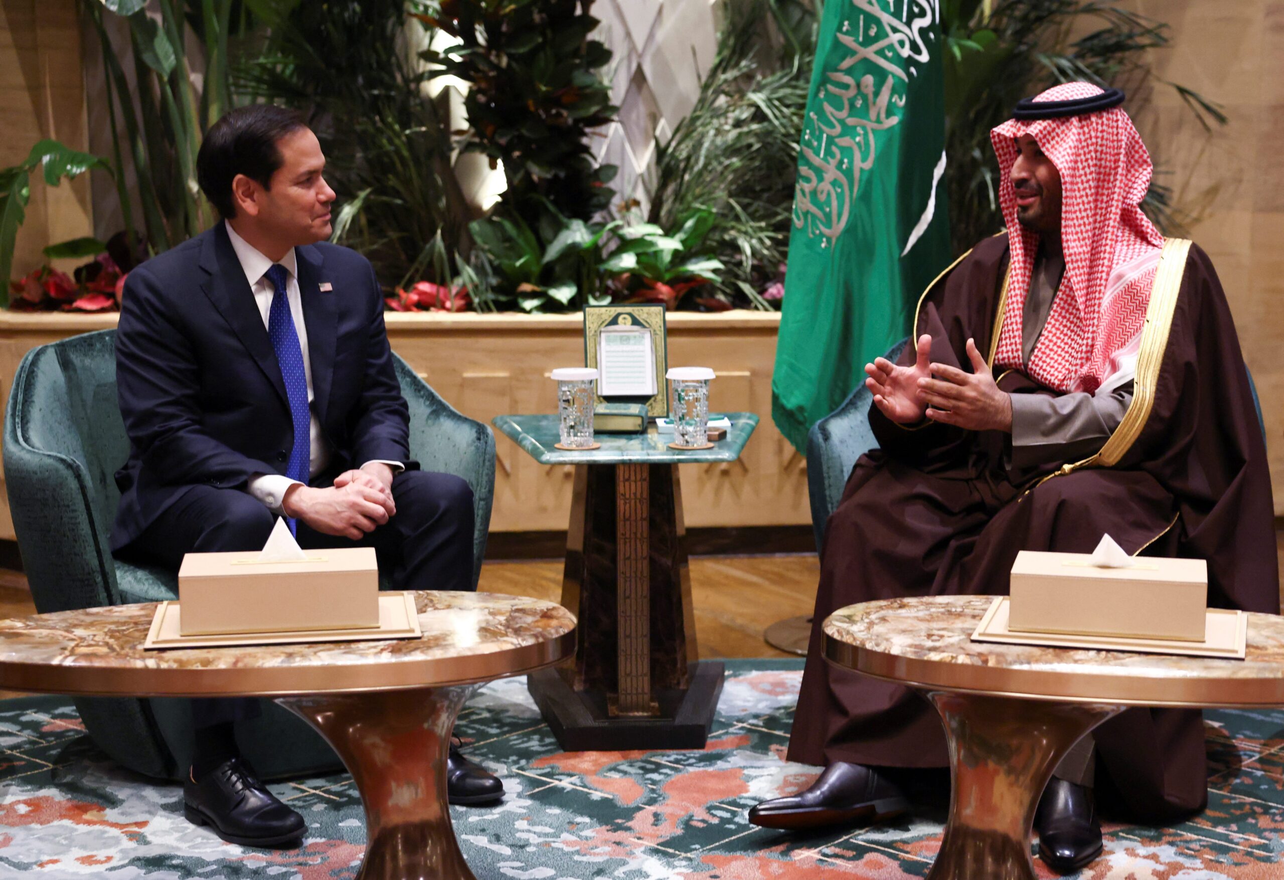 ABD Dışişleri Bakanı Marco Rubio, Suudi Arabistan Veliaht Prensi Muhammed bin Salman, Gazze, Orta Doğu, İsrail-Hamas ateşkesi, Suriye, Lübnan, Kızıldeniz, ABD-Rusya ilişkileri