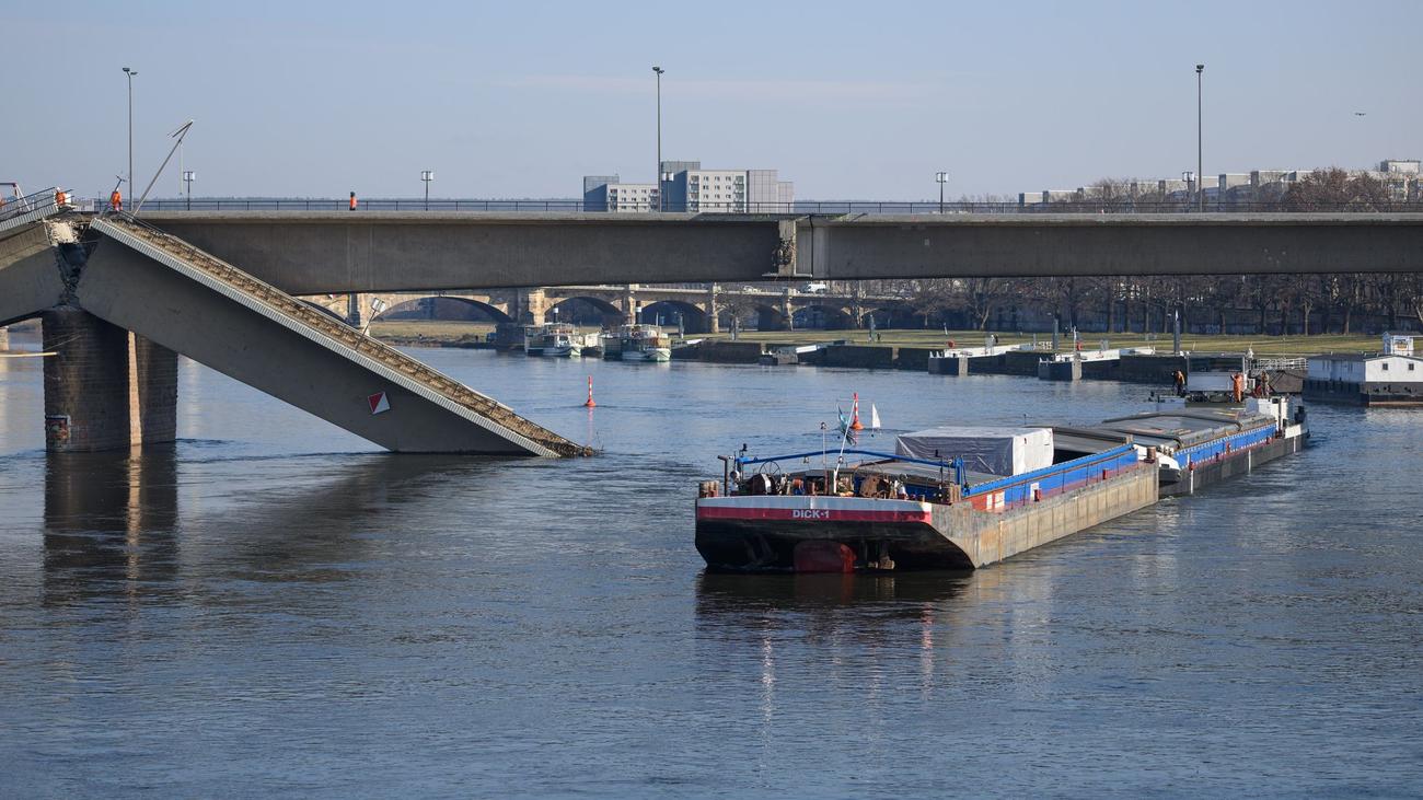 Elbe Nehri, Dresden, Binnenschifffahrt, Carola Köprüsü, Köprü Çökmesi, Su Yolları ve Denizcilik Dairesi, Elbe