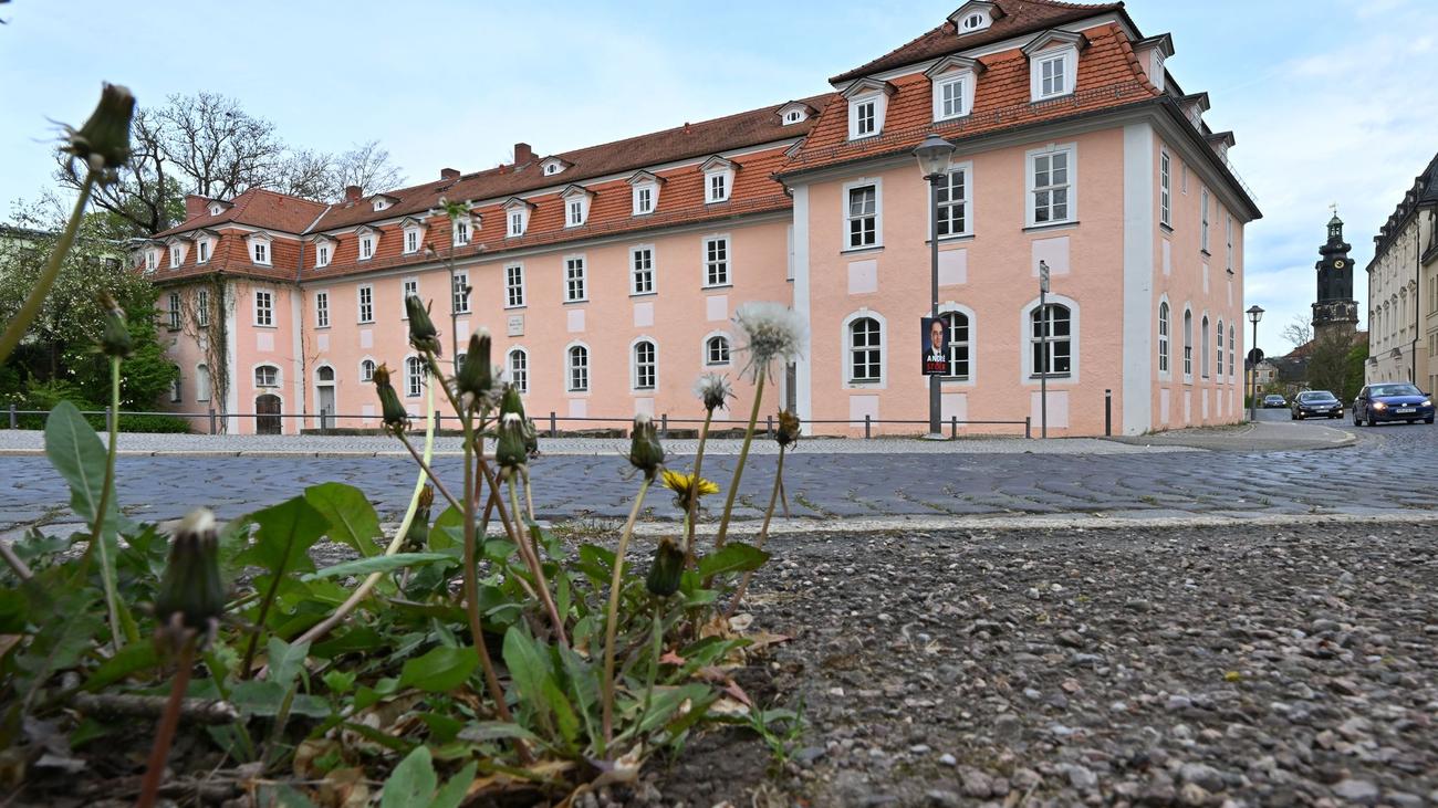 Frau von Stein'ın Evi, Weimar, Almanya, Barok Mimarlık, Klasik Weimar, Goethe, Charlotte von Stein, Sanierung, Eigentumsstreit