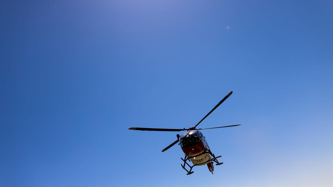 Grötzingen, trafik kazası, yaralanmalar, Helikopter, araştırma