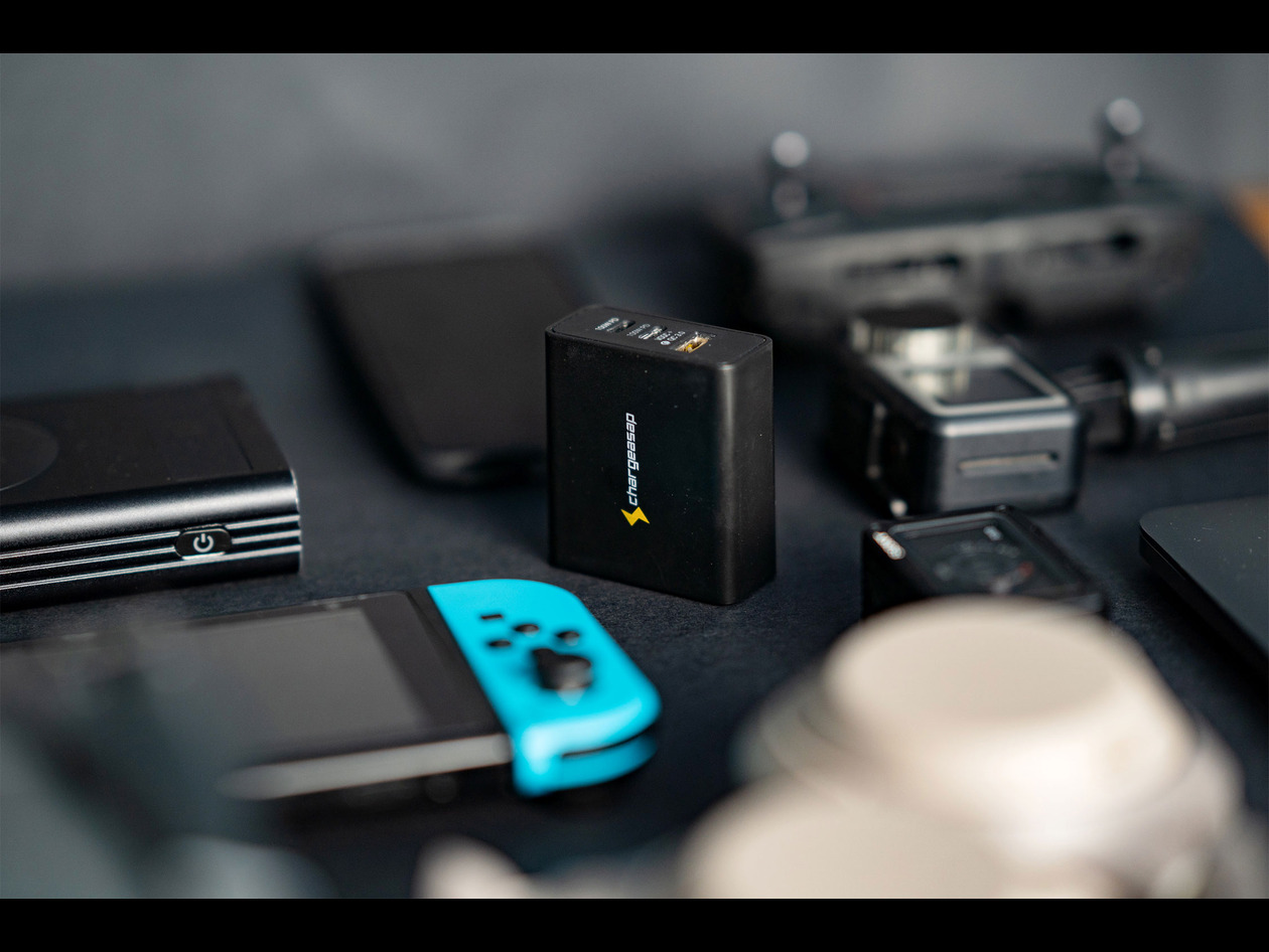 Omega USB-C GaN Şarj Cihazı, GaN Şarj Cihazı, Hızlı Şarj, Çoklu Portlu Şarj Cihazı, Omega Şarj Cihazı