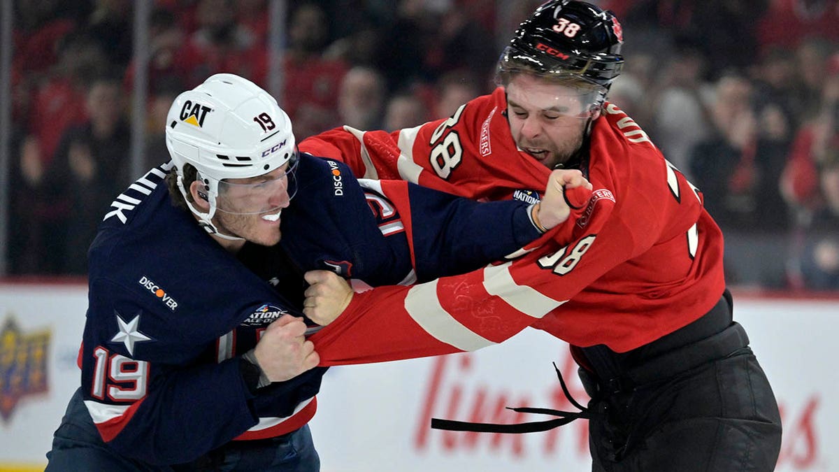 Amerika Birleşik Devletleri Takımı, Kanada Takımı, Hokey, 4 Uluslar Yüzleşmesi, Kavga, Brady Tkachuk, Matthew Tkachuk, Brandon Hagel, Donald Trump