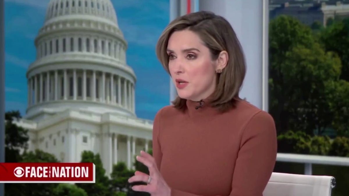 CBS News, Margaret Brennan, Face the Nation, Marco Rubio, Free speech, Holocaust, Nazi Germany, Censorship, Soviet Union, Munich Security Conference, JD Vance, Ukraine, Genocide, Extremism, Refugees, Terrorism, FBI Director Kash Patel, Russia Hoax, Tom Emmer, Political Violence, Vice Presidential Debate, Kamala Harris, Tim Walz, Fact-Checking