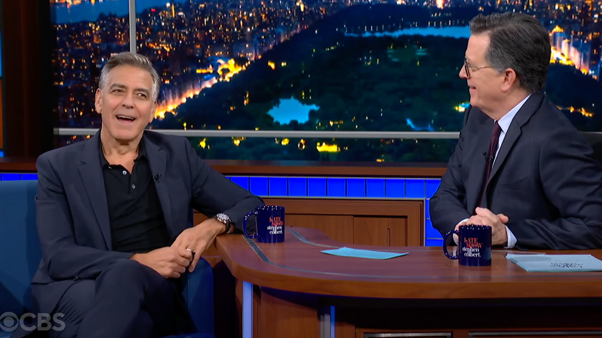 George Clooney, Hollywood liberal, The Late Show with Stephen Colbert, Good Night, and Good Luck, Edward Murrow, McCarthy era, anti-communist investigations, Fourth Estate, journalism, freedom of press, Trump era, fascism, courage, democracy