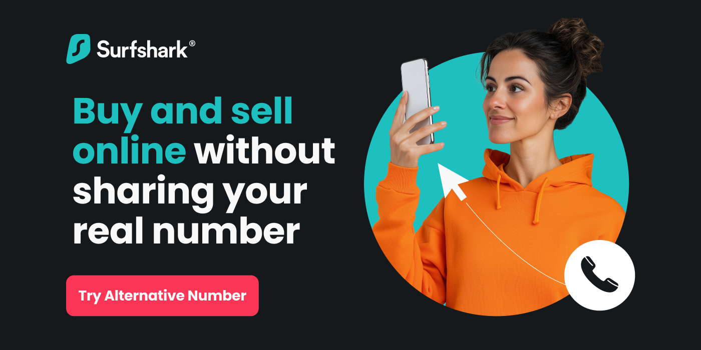 Surfshark Alternatif Numara, Spam Çağrı Engelleme, Sanal Numara, Gizlilik, Kişisel Veri Koruması