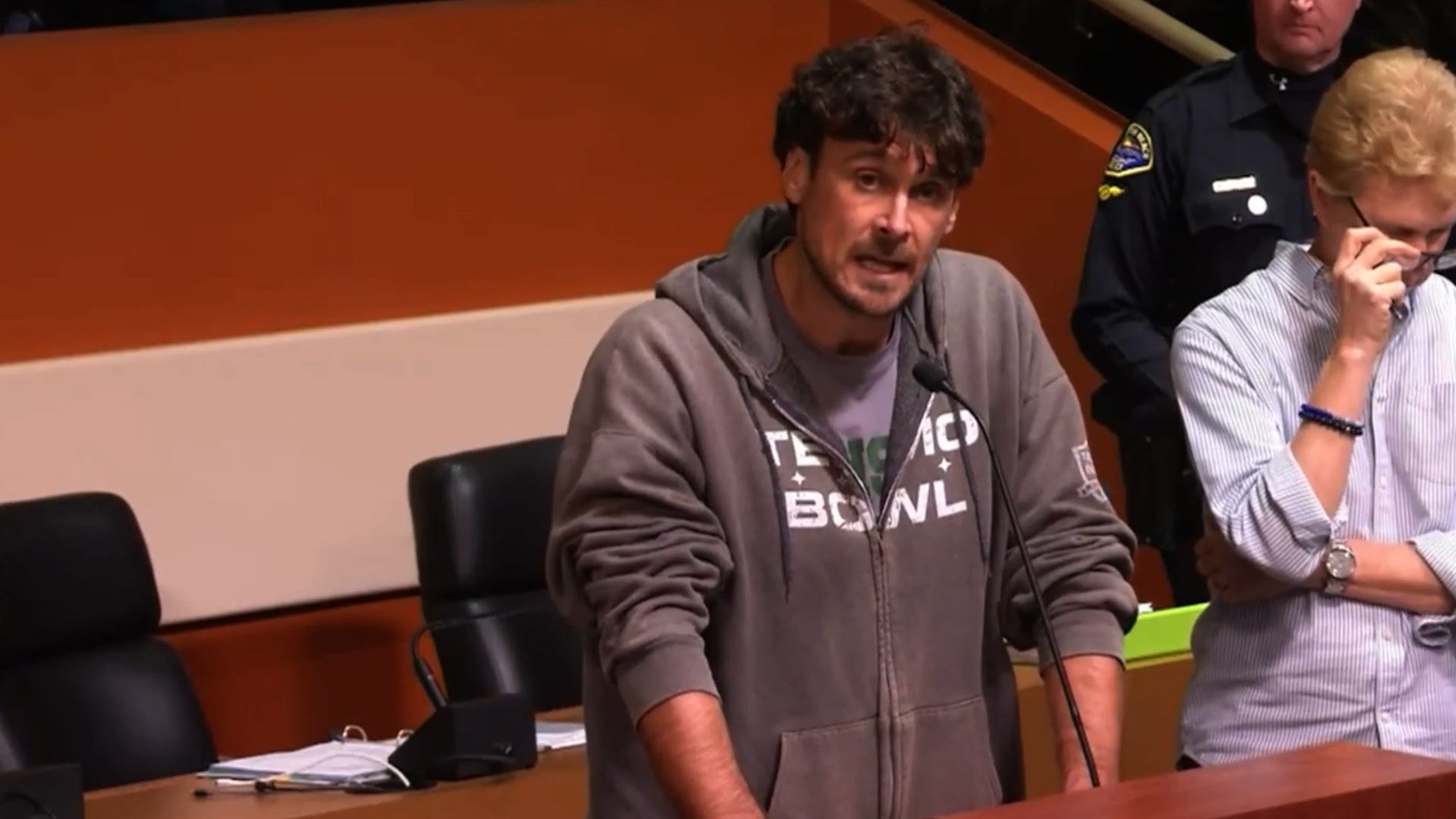 Chris Kluwe, Edison High School, Huntington Beach, NFL, MAGA, protest, fired, football coach, arrest, Nazi, Huntington Beach City Council, Rich Boyce, Ed Begany, freshman football, Minnesota Vikings, civil obedience, political movement, USA TODAY Sports
