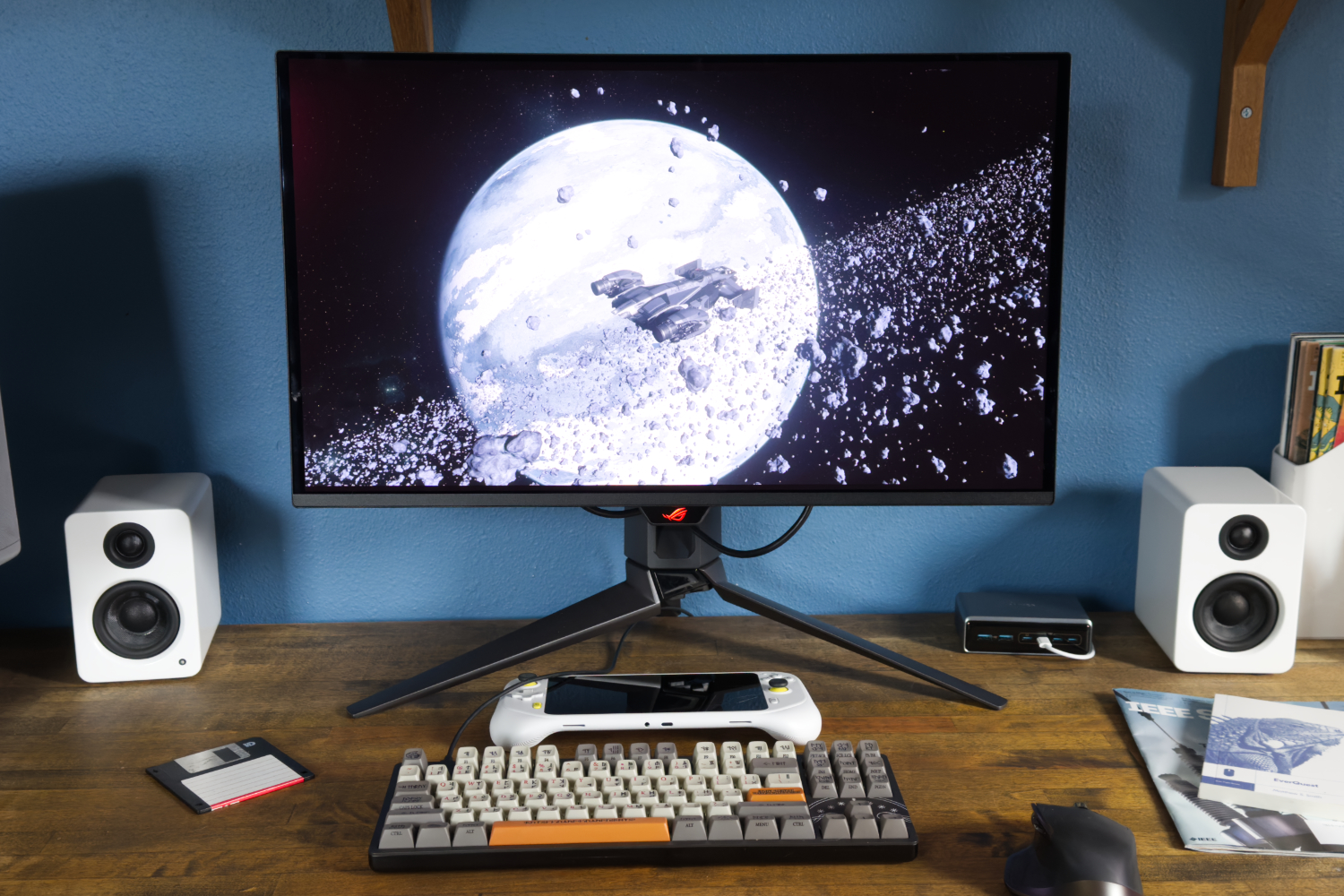 Asus ROG Swift OLED PG27UCDM, 27 inç 4K QD-OLED monitör, oyun monitörü, inceleme, yorum, özellikler, fiyat, performansı, Samsung QD-OLED, ELMB, siyah çerçeve ekleme, USB-C güç dağıtımı, 90W, DisplayPort 2.1, HDMI 2.1, HDR, Dolby Vision, AMD FreeSync Premium Pro, Nvidia G-Sync, oyun, oyuncu monitörü, renk doğruluğu, parlaklık, kontrast, tepki süresi, yenileme hızı, Matthew Smith, Foundry