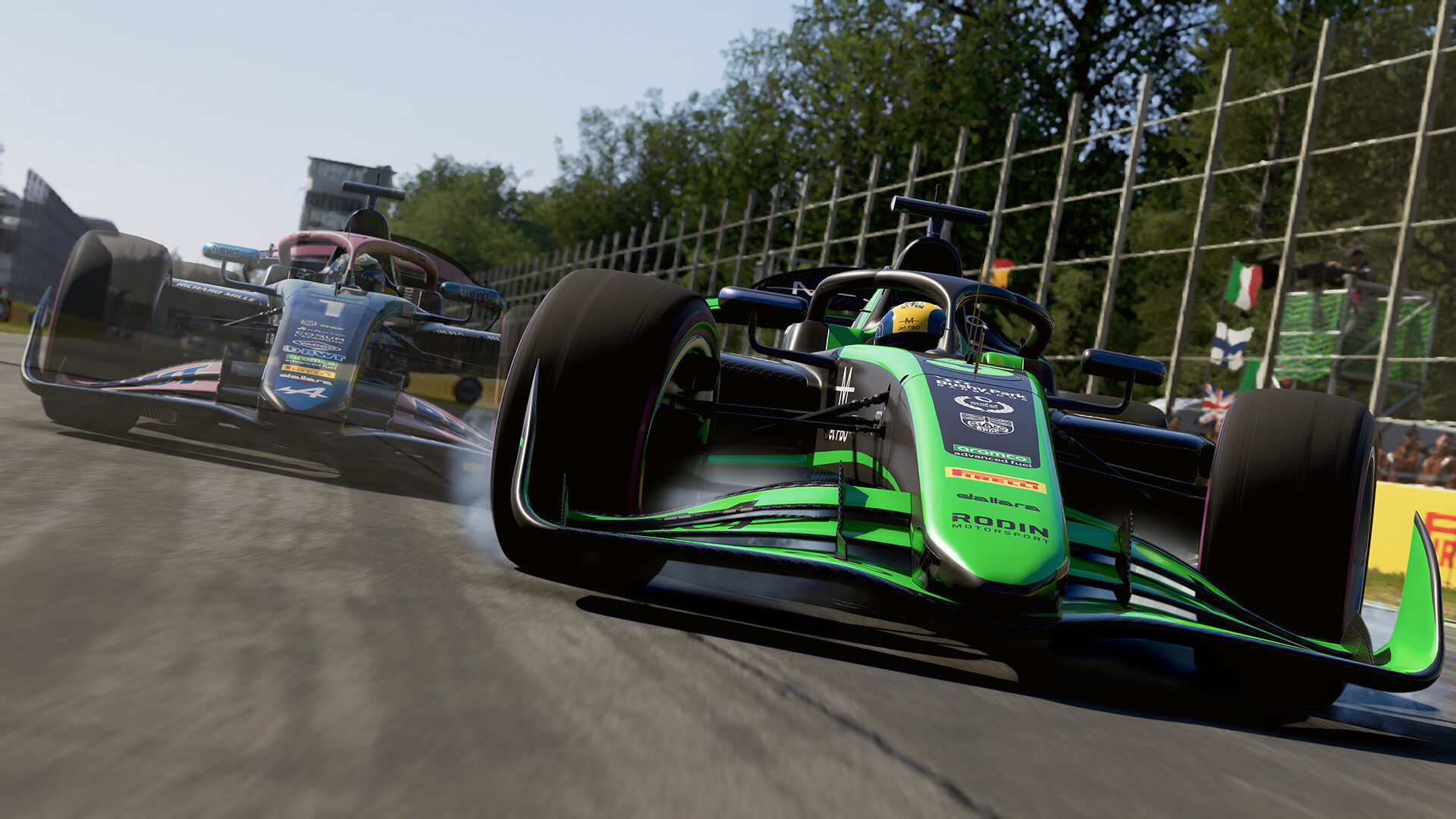 F1 24, Formula 1, Codemasters, EA Sports, yarış oyunu, güncelleme, yama notları, 1.16, Season 4 Events, AI, yapay zeka, performans, grafik ayarları, anti-aliasing, DLSS, FSR, Dynamic Resolution, XeSS Frame Generation, XeLL, Player Hub, Podium Pass, Super License, Williams, Globant, Mercado Libre, Haas, Toyota Gazoo Racing, Orion 180, McLaren, Darktrace, hata düzeltmeleri, topluluk geri bildirimi, EA Answers, bug raporu, oyun yaması, yarış simülasyonu
