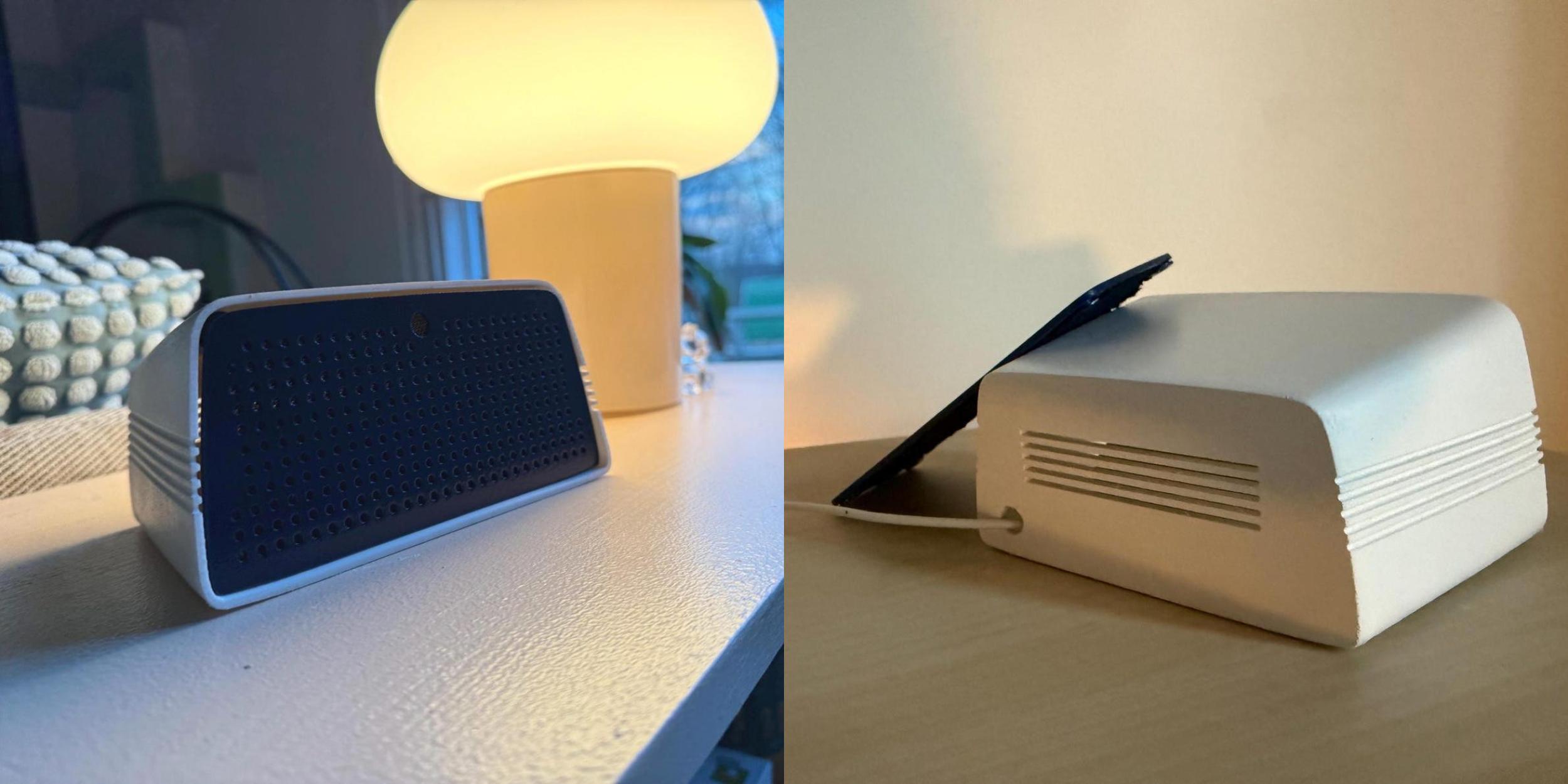Severance, Apple TV+, Lumon, Nest Mini, Google Home, Board Speaker, 3D printed, Etsy, MacroVersePrints, Severance merchandise, Severance aksesuarı, Keychron Q, mechanical keyboard, MDR inputs, teknoloji, gadgets, ev aletleri, televizyon programı, dizi, bilim kurgu
