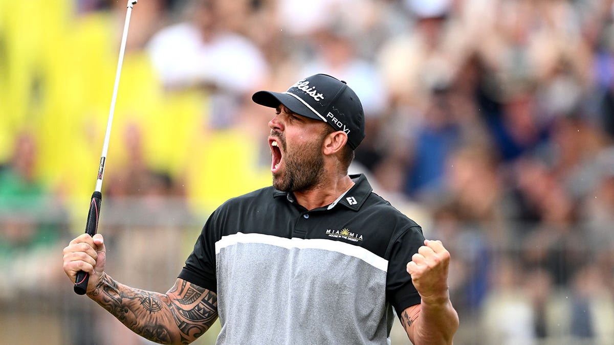 Ryan Peake, Golf, Open Şampiyonası, Yeni Zelanda Açık, Rebels Motosiklet Çetesi, Cameron Smith, Richie Smith, Australasian Turu, Guntaek Koh, Michael Block, Josh Hamilton, Matt Bush, Fox News, Spor, Suç, Rehabilitasyon, Geri Dönüş Hikayesi, Profesyonel Golf, Avustralya, Şampiyonluk
