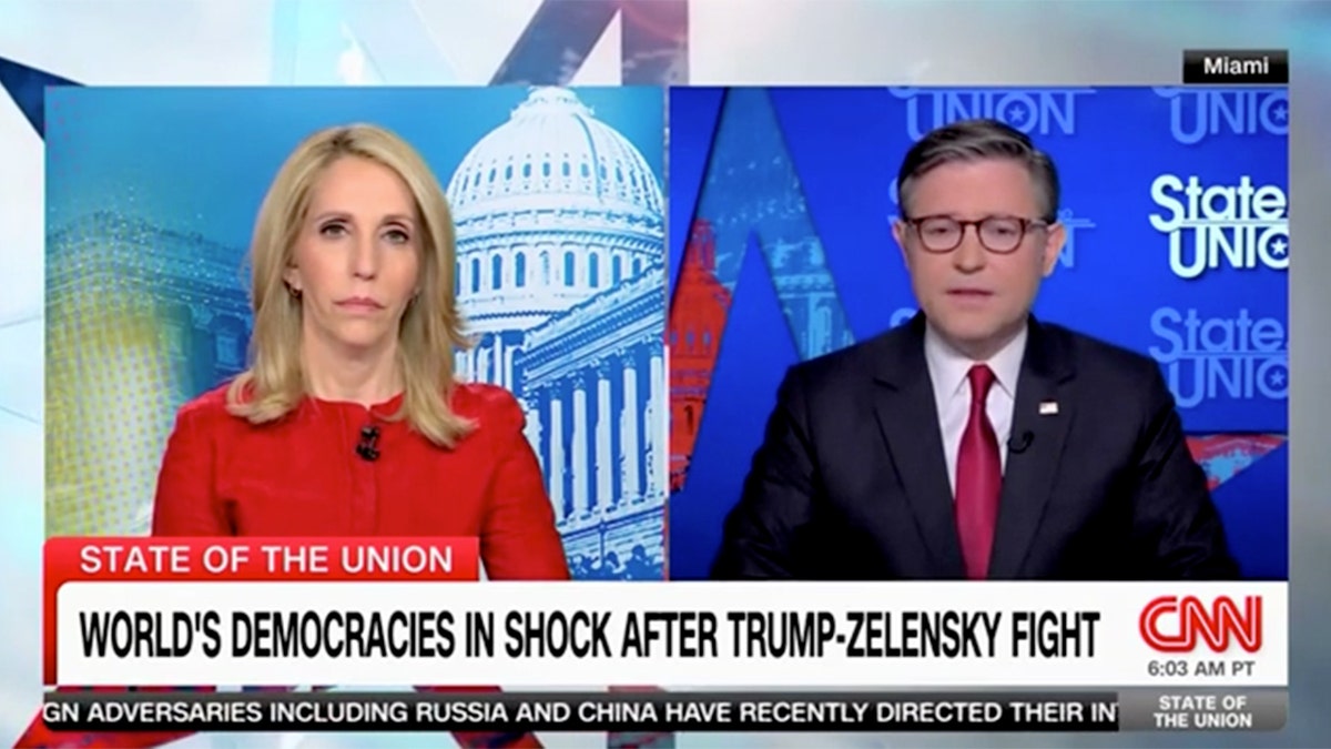 Elbette, işte bu makale için en uygun meta anahtar kelimeler, Türkçe dilinde ve virgülle ayrılmış şekilde:

Mike Johnson, Volodymyr Zelenskyy, Donald Trump, JD Vance, Ukrayna, Rusya, Vladimir Putin, ABD, Beyaz Saray, mineral hakları anlaşması, dış politika, uluslararası ilişkiler, siyaset, cumhuriyetçiler, Demokratlar, kongre, barış görüşmeleri, Ukrayna savaşı, Amerikan çıkarları, ekonomik ortaklık, medya, eleştiri, diplomasi, saygı, Oval Ofis, eksen güçleri, Çin, İran, Kuzey Kore, Ukrayna'ya destek, Rusya'nın Ukrayna'yı işgali, jeopolitik, Kristen Welker, Lisa Murkowski, CNN, NBC, Truth Social
