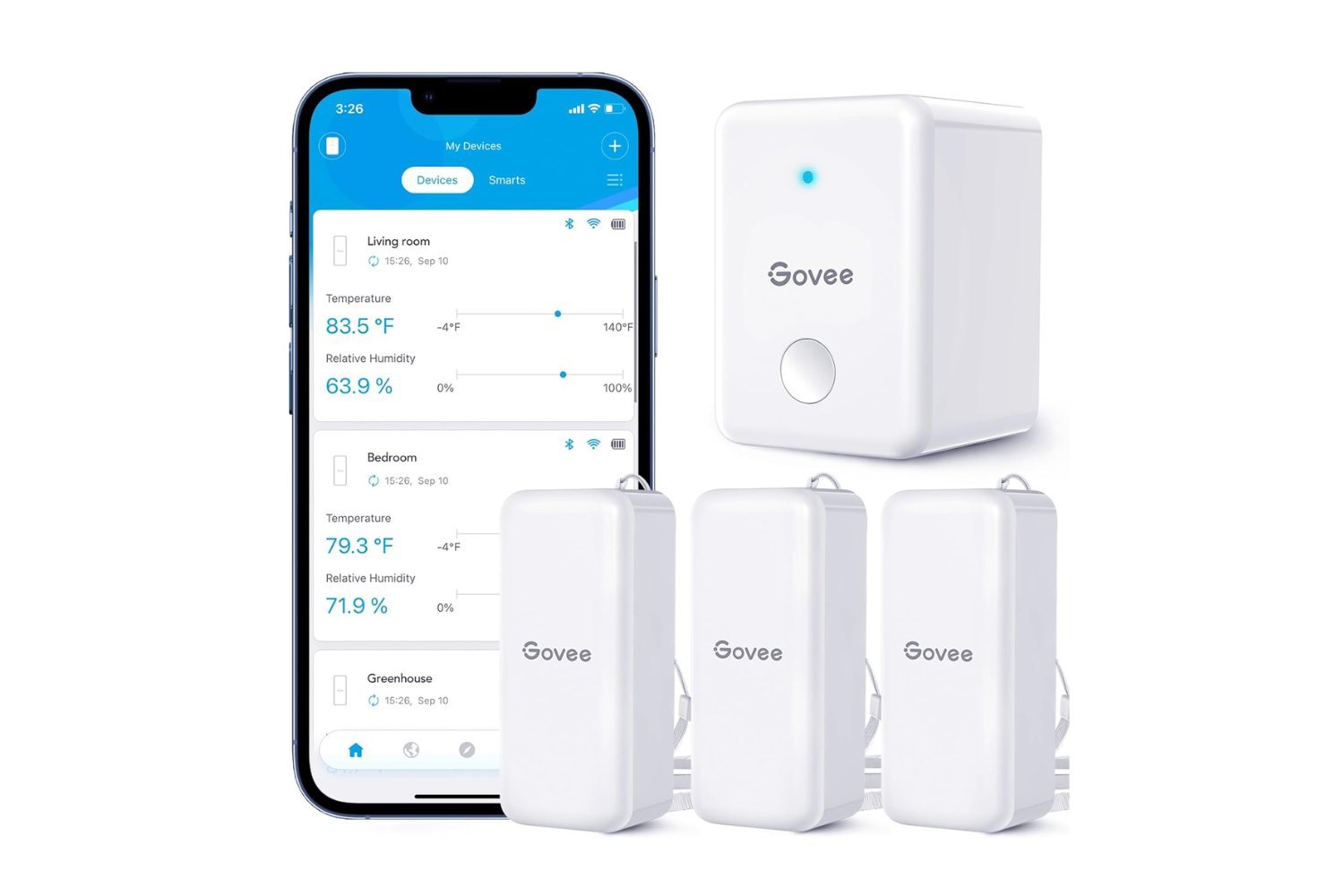 sıcaklık sensörü, nem sensörü, WiFi sensörü, Govee, akıllı ev, iklim kontrolü, sıcaklık takibi, nem takibi, Amazon indirimi, indirimli sensör, akıllı sensör, ev otomasyonu, şarap mahzeni, sera, nem ölçer, termometre, veri takibi, alarm, uyarı, 2.4GHz WiFi
