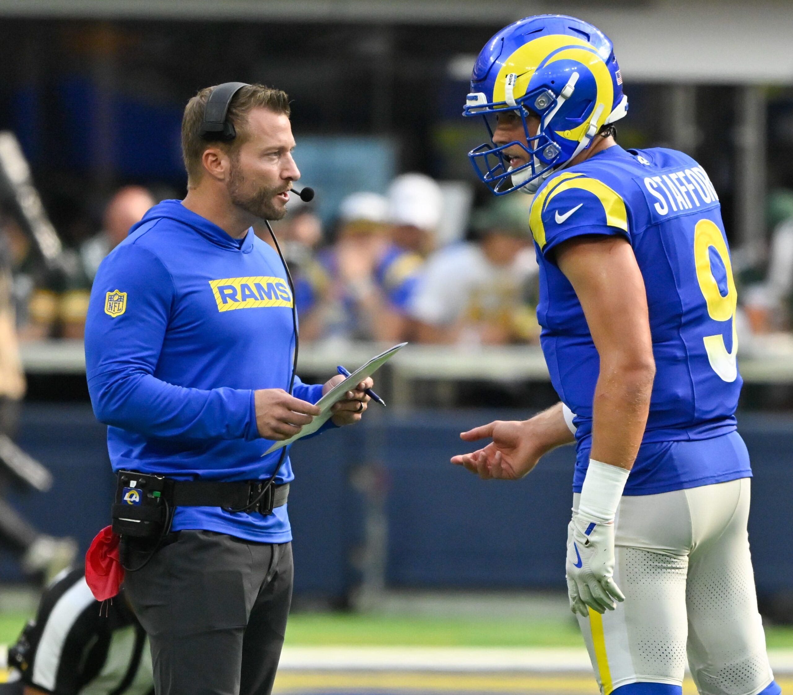 Matthew Stafford, Los Angeles Rams, NFL, quarterback, sözleşme, yeniden yapılandırma, Sean McVay, Stetson Bennett IV, Jimmy Garoppolo, transfer, piyasa değeri, 2025 sezonu
