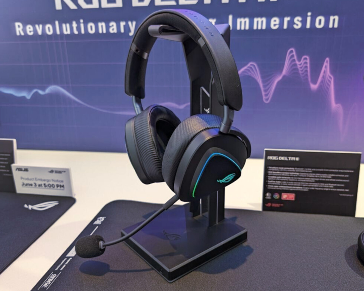 Asus ROG Delta II, gaming headset, oyun kulaklığı, Computex 2024, DualFlow Audio, kablosuz kulaklık, Bluetooth kulaklık, düşük gecikme süresi, 50mm sürücüler, oyun çevre birimleri, Sam Singleton, PCWorld, VPN, inceleme, çıkış tarihi, Q3 2024, kulaklık tavsiyesi, ROG Delta serisi
