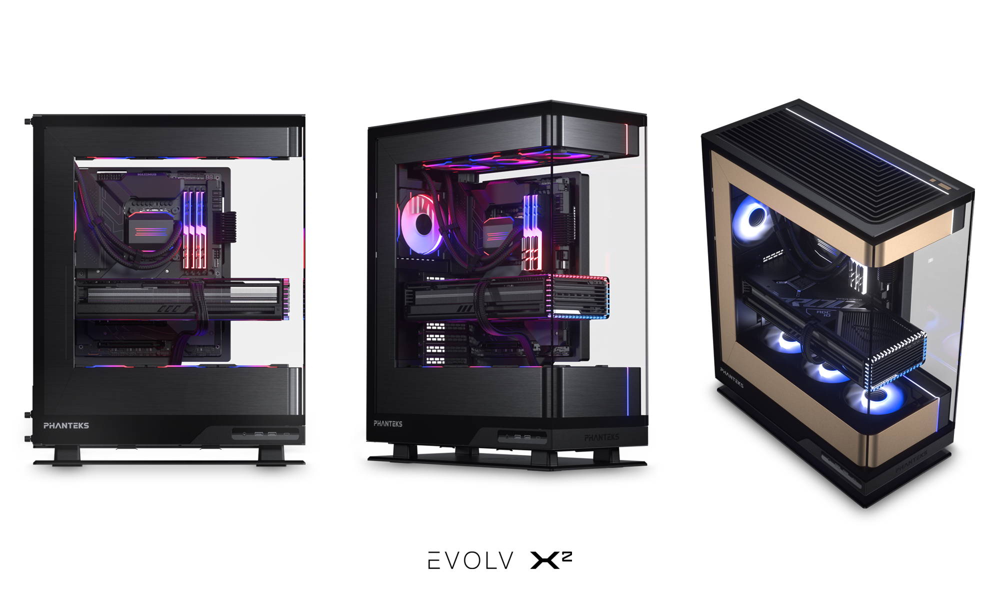 Phanteks Evolv X2, kasa incelemesi, Computex 2024, PC kasası, kule tipi kasa, cam kasa, alüminyum kasa, hava akışı, soğutma, bilgisayar toplama, PCWorld, Alaina Yee, NV5MKII, NV9MKII, Eclipse G400A, Eclipse G400N, oyun kasası, Q4 2024, kasa fiyatı, GGF Events, Gear Seekers, YouTube, teknoloji haberi
