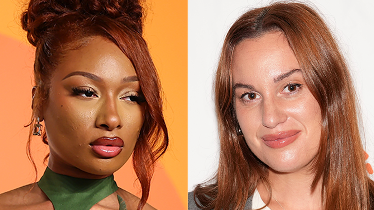 Hannah Berner, Megan Thee Stallion, Vanity Fair, Oscars, red carpet, interview, microaggression, Giggly Squad, Paige DeSorbo, Summer House, Tory Lanez, shooting, controversy, TikTok, social media, offense, racism, angry black woman stereotype
