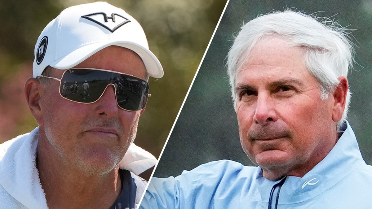 Phil Mickelson, Fred Couples, Brooks Koepka, LIV Golf, PGA Tour, golf, golf news, golf rumors, golf feud, Saudi Arabia, Public Investment Fund, Yasir Al-Rumayyan, Tiger Woods, Jay Monahan, golf reunification, golf politics, Trump, golf controversy
