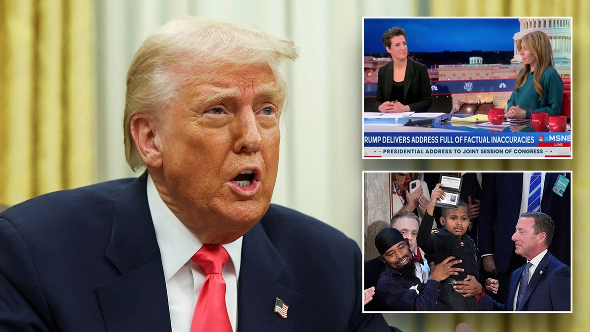 Başkan Trump, Nicolle Wallace, Rachel Maddow, MSNBC, DJ Daniel, beyin kanseri, konuşma, istifa, eleştiri, yorumlar, tartışma, Karoline Leavitt, Beyaz Saray, medya, siyaset, Donald Trump.
