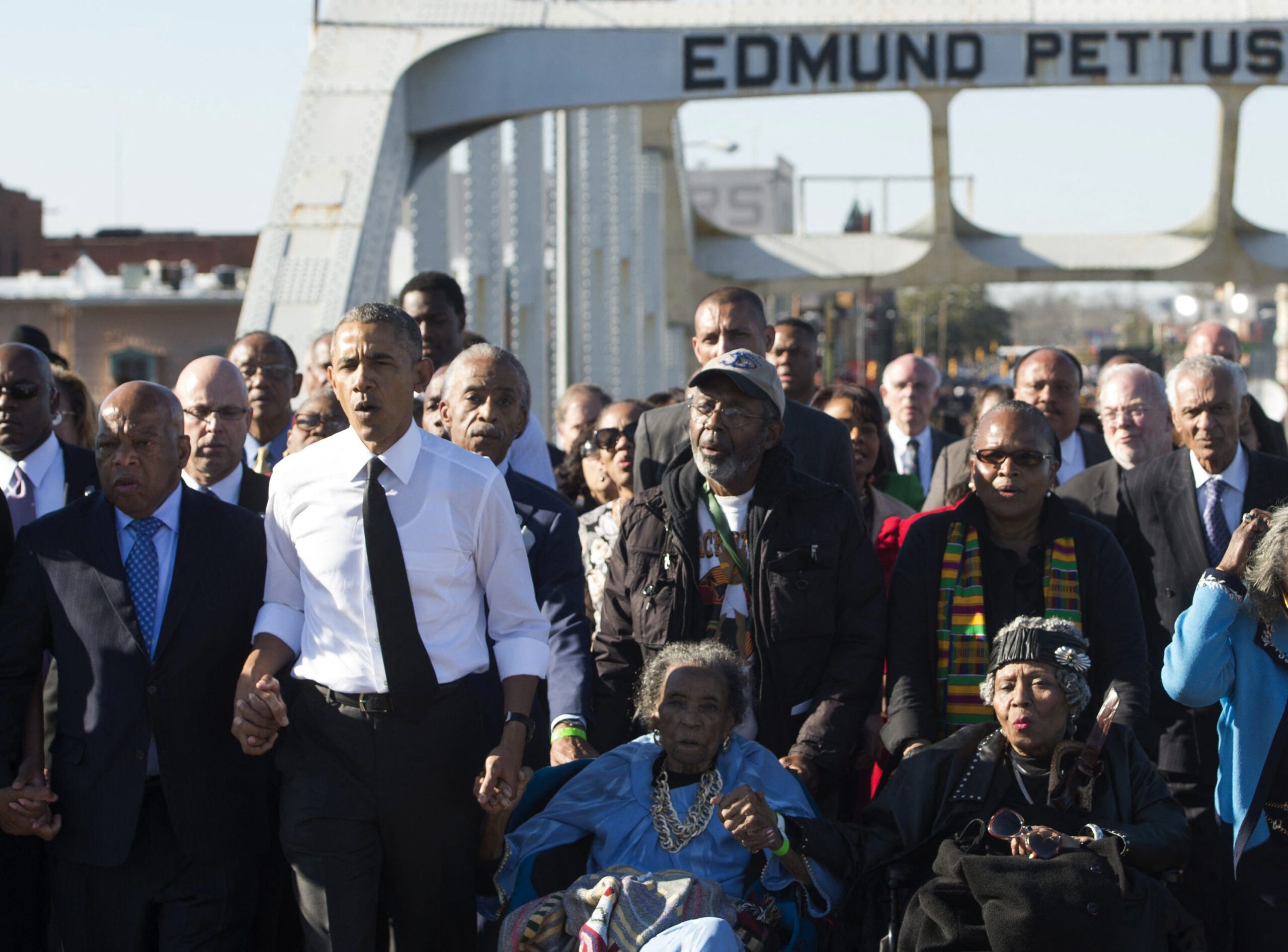 Selma, Bloody Sunday, John Lewis, Martin Luther King Jr., Oy Hakları, Sivil Haklar Hareketi, Edmund Pettus Köprüsü, 60. Yıl Dönümü, Voting Rights Act, Brown Chapel AME Kilisesi, Robert Traynham, Faith & Politics Institute, Margaret Huang, Southern Poverty Law Center, Bryan Stevenson, Equal Justice Initiative, Terri Sewell, Selma Köprüsü Geçiş Jübilesi, Fred Shuttlesworth, Leodis Strong, John Lewis Voting Rights Advancement Act, James Clyburn, sosyal adalet
