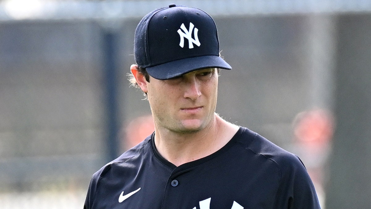Gerrit Cole, New York Yankees, beyzbol, MLB, sakatlık, kol ağrısı, tanı testleri, ilkbahar antrenmanı, Minnesota Twins, Luis Gil, Max Fried, Carlos Rodon, Clarke Schmidt, Marcus Stroman, Will Warren, başlangıç rotasyonu, playofflar, Cy Young, spor haberleri, Fox News
