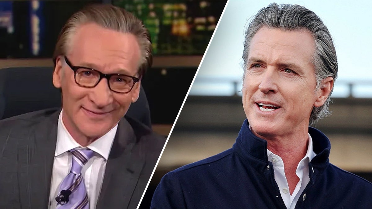 Bill Maher, Gavin Newsom, trans athletes, women's sports, Charlie Kirk, Real Time, political pivot, pronouns, woke left, common sense, Democratic Party, conservative activist, podcast, media criticism, culture news, political commentary, fairness in sports, political strategy.
