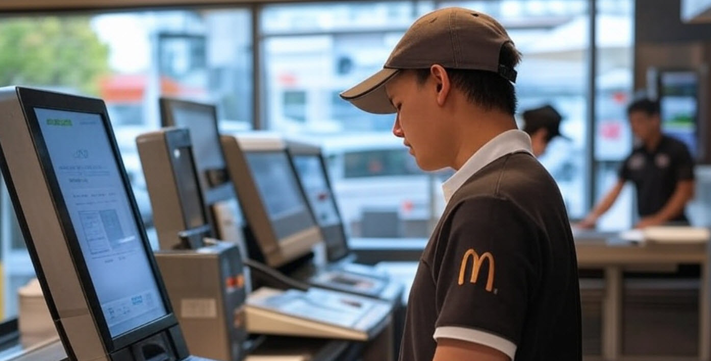 McDonald's, yapay zeka, fast food, otomasyon, müşteri deneyimi, operasyonel verimlilik, Google Cloud, edge computing, restoran teknolojisi, teknoloji, inovasyon, çalışan memnuniyeti, sipariş verme, yapay zeka uygulamaları, teknolojik altyapı, McDonald's yapay zeka projesi, geleceğin restoranları, dijital entegrasyon
