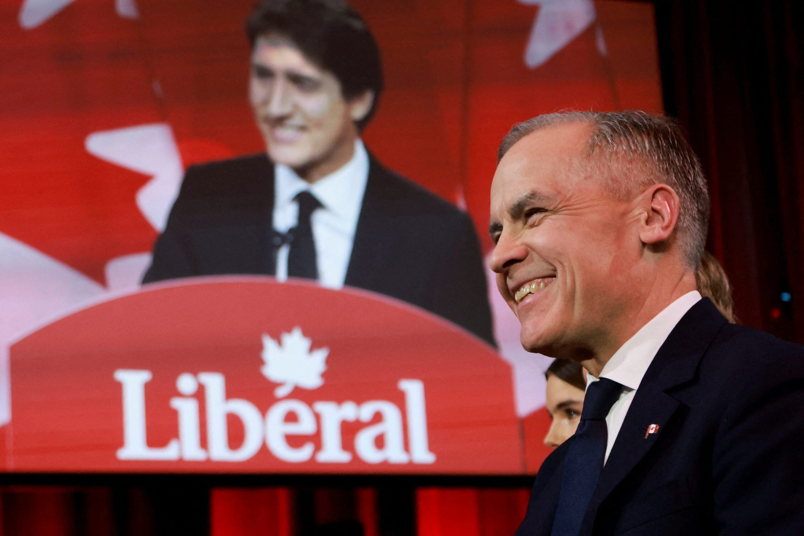 Here are some meta keywords in English, suitable for translation into Turkish, based on the article provided:

Mark Carney, Justin Trudeau, Canada, Liberal Party, Prime Minister, Election, Trade War, United States, Donald Trump, Chrystia Freeland, Canadian Politics, Tariffs, Economy, Central Banker, G7, Political Leadership, Canadian Exports
