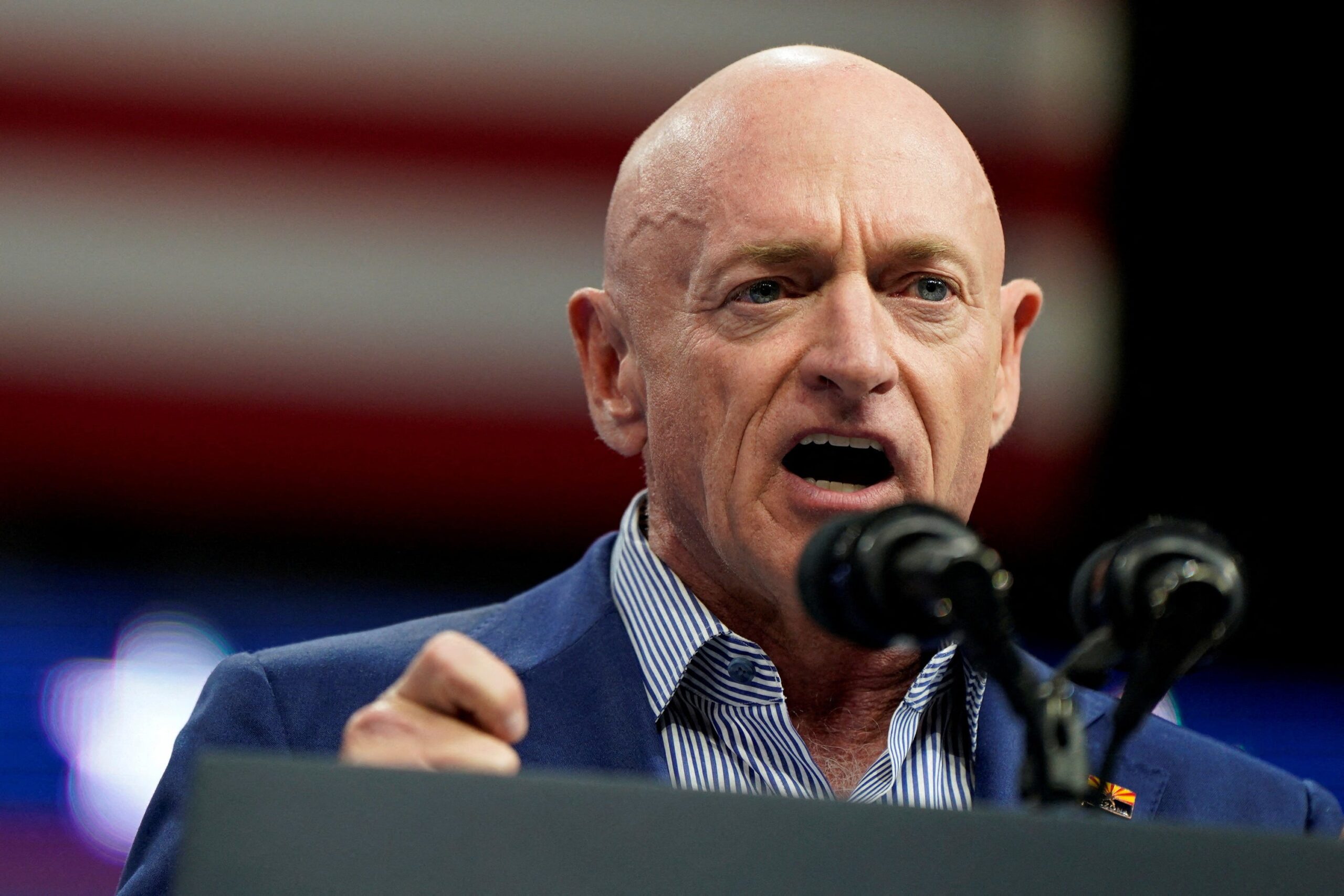 Elon Musk, Tesla, Mark Kelly, DOGE, Donald Trump, vandalism, Cybertruck, electric vehicles, EV market, stock decline, political influence, anti-Musk, dealership attacks, domestic terrorists, Marjorie Taylor Greene, Pam Bondi, Kash Patel, investigation, Social Security, federal spending, conservative states, Texas, Florida
