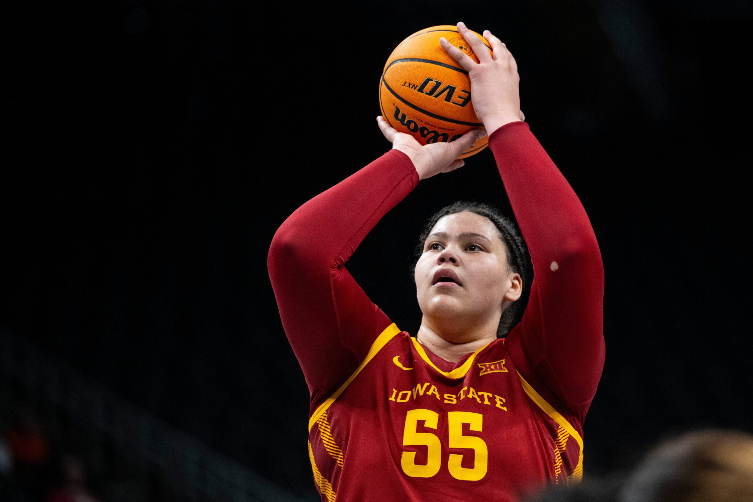 Audi Crooks, Iowa State Cyclones, Kadınlar NCAA Turnuvası, 2025, Michigan, Basketbol, Maç Özeti, Haberler, Analiz, Oyuncu Profili, WNBA Draftı, Lise Kariyeri, Aile, Jimmie Crooks, Vefat, Dua, Maneviyat, Rekorlar, İstatistikler, Transfer Haberleri, Bishop Garrigan Lisesi, Algona Iowa, Spor, Üniversite Basketbolu, Brittney Griner, Maryland, 2024 NCAA Turnuvası, 2023 Recruiting Class, ESPN, Lily Taulelei
