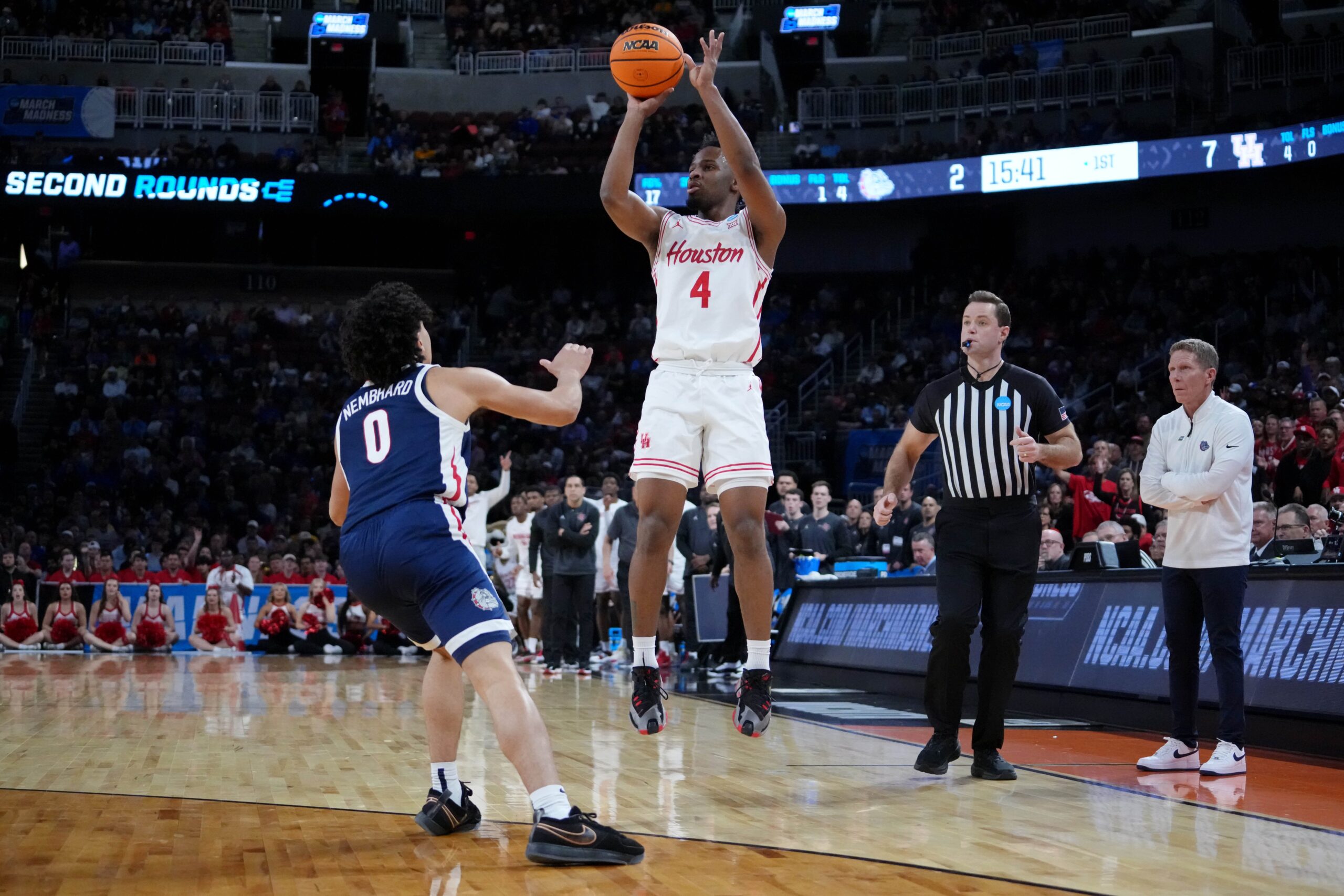 Gonzaga, Houston, Sweet 16, NCAA Turnuvası, Basketbol, Maç Özeti, Analiz, Cryer, Purdue, Skor, İkinci Tur, March Madness, Gonzaga vs Houston, Houston Sweet 16, basketbol, kolej basketbolu, spor haberleri
