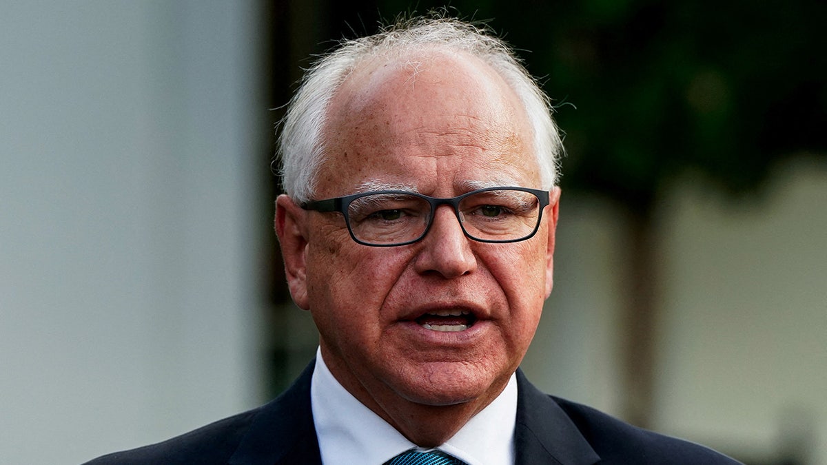 Minnesota Gov. Tim Walz, Elon Musk, Tesla stock, stock market, Department of Government Efficiency, DOGE, Minneapolis VA, vandalism, domestic terrorism
