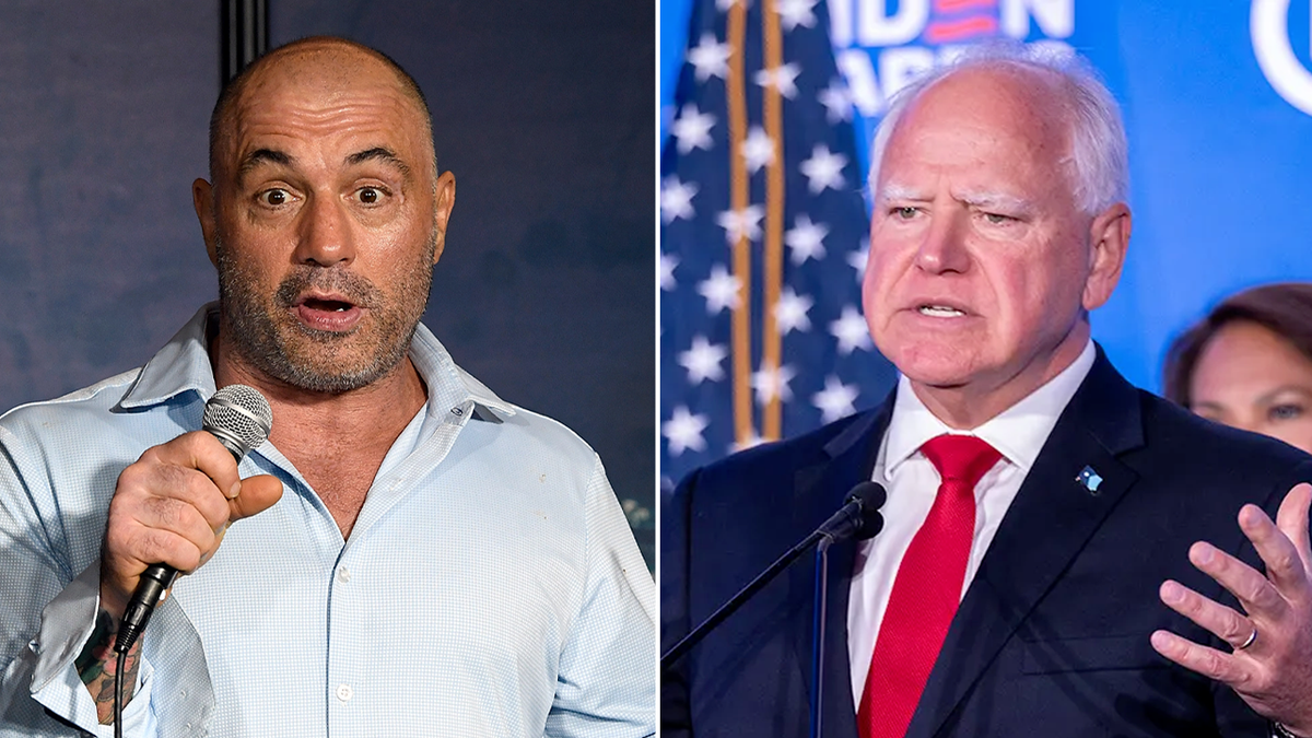 Joe Rogan, Tim Walz, Gavin Newsom, Democrats, young men, masculinity, political appeal, Republican Party, trucks, cars, liberal messaging, right-wing, podcast, Fox News
