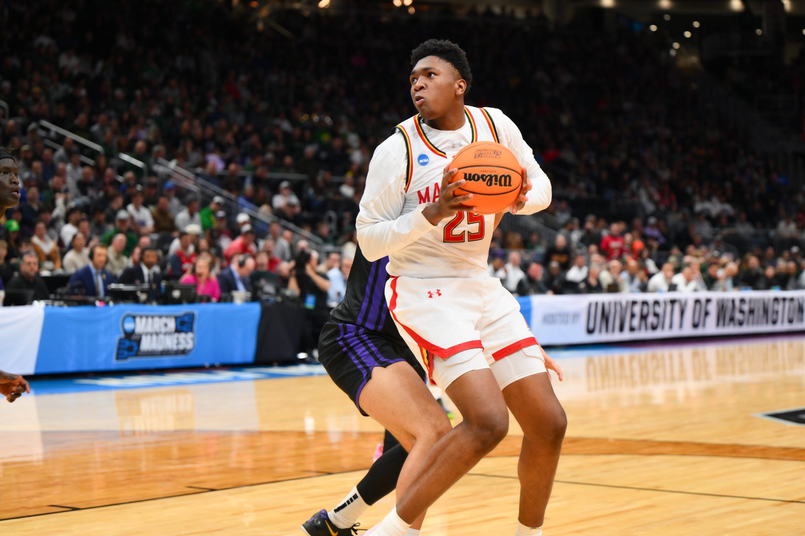 Maryland basketbol, Derik Queen, NCAA Turnuvası, Tatlı 16, Colorado State, buzzer beater, Climate Pledge Arena, Nique Clifford, basketbol, kolej basketbolu, Maryland Terrapins, basketbol maçı sonucu, NCAA basketbol turnuvası, 2024 NCAA Turnuvası, son saniye basketi
