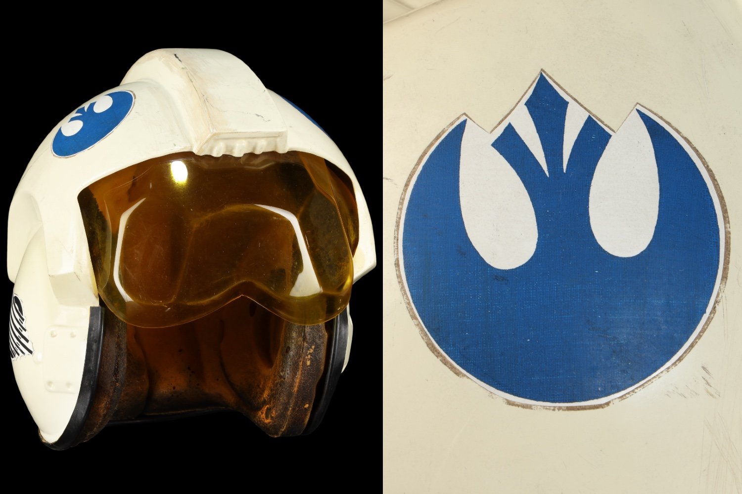 Star Wars, İmparatorun Dönüşü, Rebel Pilot Kaskı, John Mollo, Kostüm, Propstore, Müzayede, Koleksiyon, Hoth Savaşı, Film Hatırası, Patricia Carr, Brandon Alinger, Star Wars Kostümleri: Orijinal Üçleme, Lucasfilm Arşivleri, Nadir, Değerli, Film Sahnesi, Özel Koleksiyon, Film Aksesuarı
