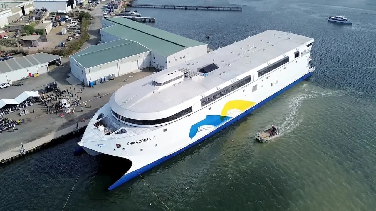 elektrikli gemi, China Zorrilla, Incat, Buquebus, elektrikli feribot, deniz taşımacılığı, batarya teknolojisi, Wärtsilä, Arjantin, Uruguay, Buenos Aires, feribot seferleri, yolcu gemisi, araç taşıma, duty-free alışveriş, gemi inşaatı, çevre dostu gemi, sürdürülebilir taşımacılık, denizcilik, gemi teknolojisi
