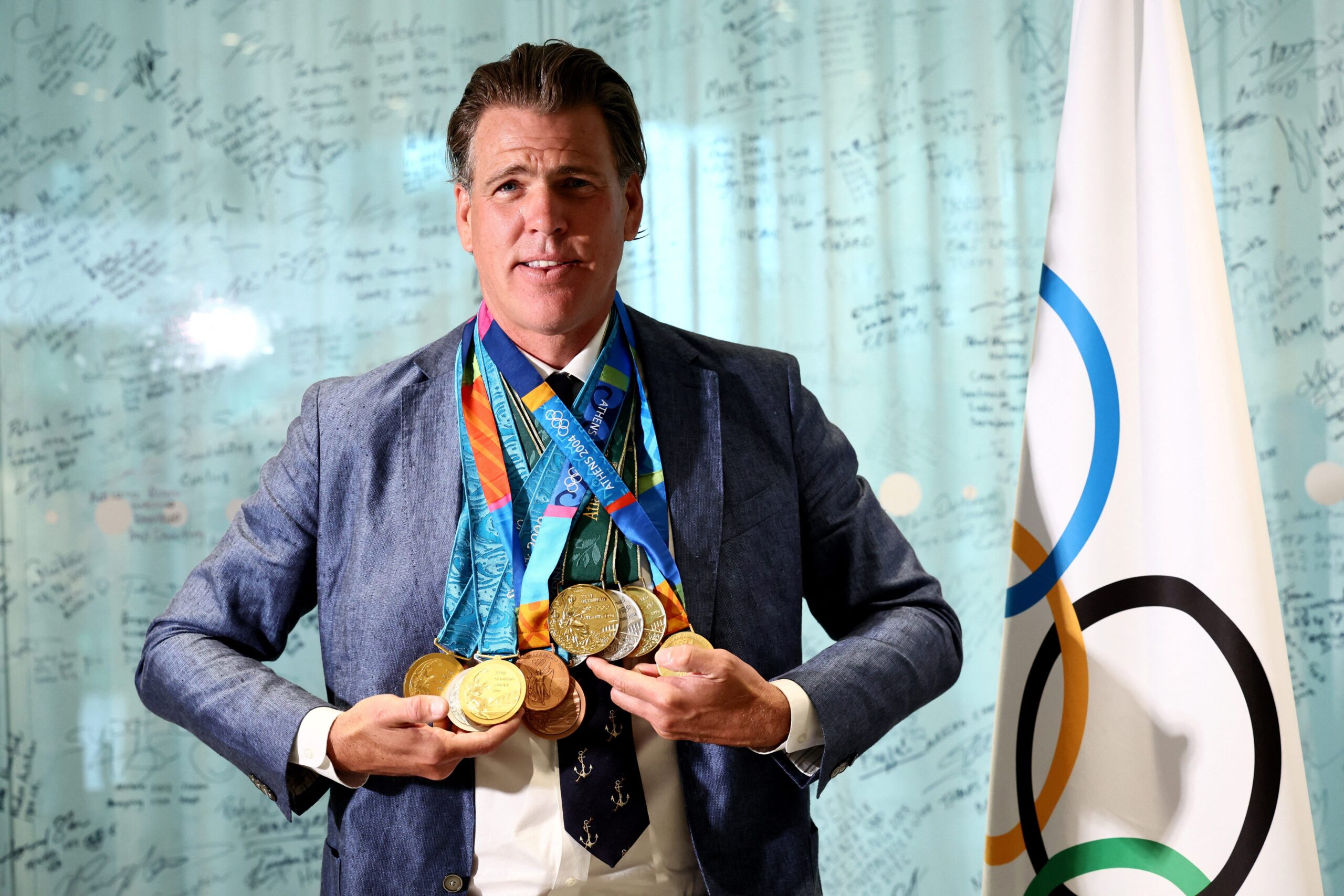 Gary Hall Jr., Olimpiyat madalyaları, Los Angeles yangınları, Thomas Bach, IOC, Olimpiyat Oyunları, yüzme, altın madalya, gümüş madalya, bronz madalya, Pasifik Palisades, 2028 Los Angeles Olimpiyatları, ABD, spor, felaket, trajedi
