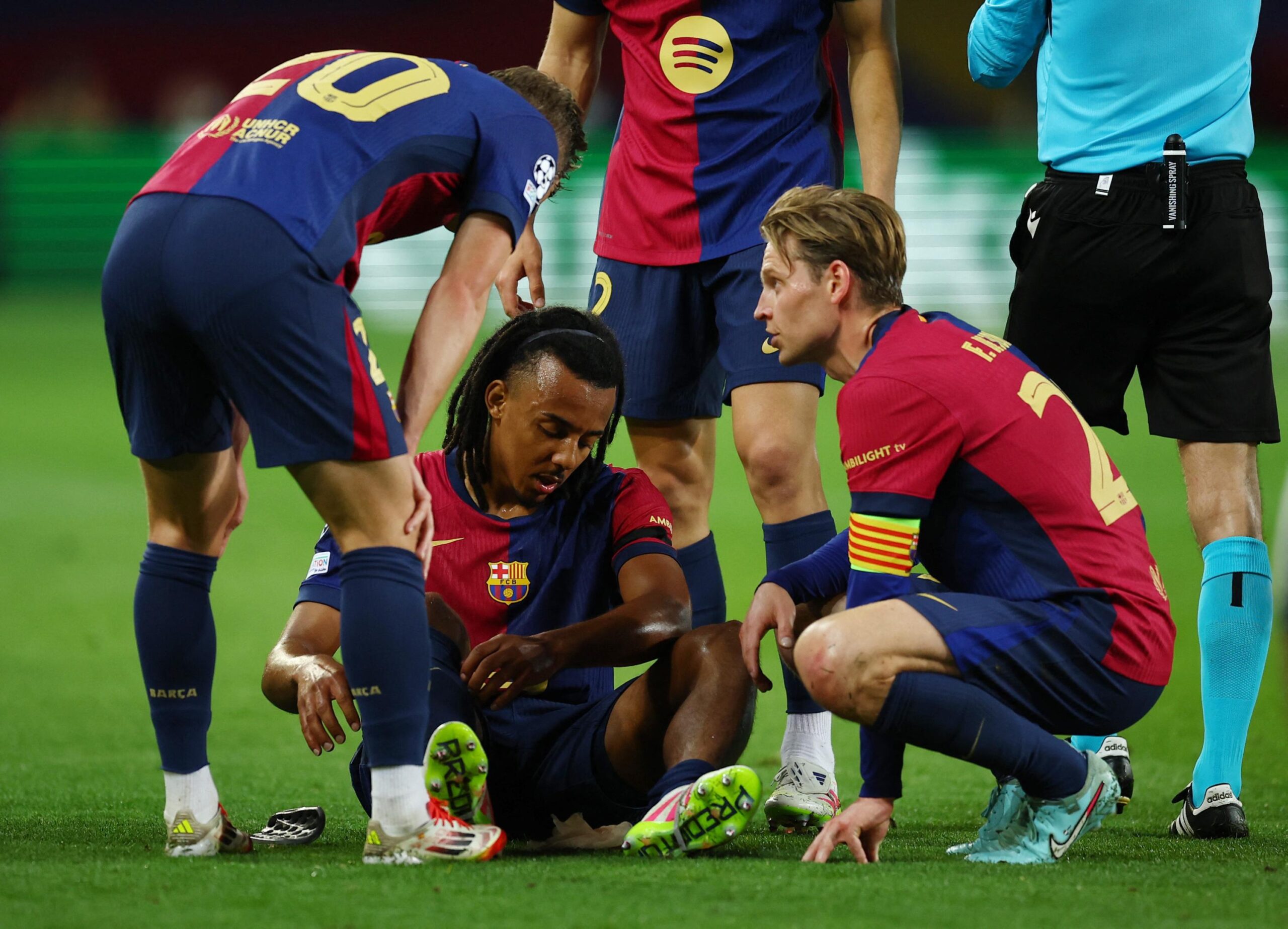 Jules Koundé, FC Barcelona, Sakatlık, Şampiyonlar Ligi, Inter Milan, Real Madrid, El Clasico, Biceps Femoris, Futbol, Haberler, Spor
