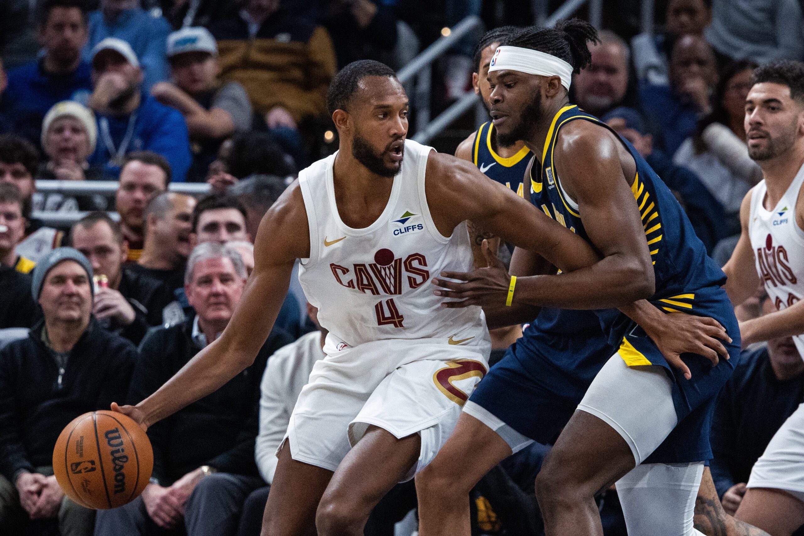 NBA, basketbol, Cleveland Cavaliers, Indiana Pacers, Tyrese Haliburton, Donovan Mitchell, playoff, Doğu Konferansı, seri, maç, analiz, tahmin, Jarrett Allen, Evan Mobley, Darius Garland, Andrew Nembhard, Aaron Nesmith, savunma, hücum, ribaund
