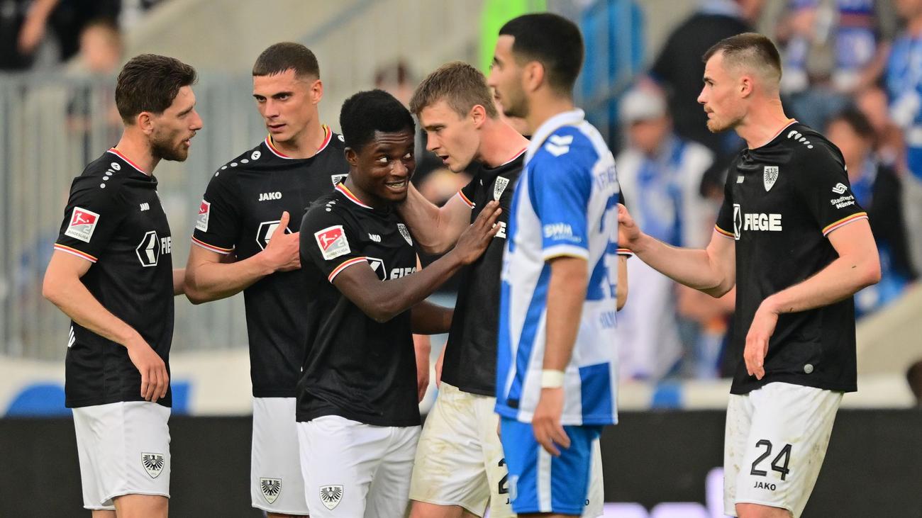 1.  FC Magdeburg, SC Preußen Münster, 2. Bundesliga, Maç Özeti, Sonuç, Skor, Hezim, Küme Düşme Mücadelesi, Yükselme Yarışı, Jano ter Horst, Marc Lorenz, Joshua Mees, Daniel Kyerewaa, Futbol, Almanya Ligi
