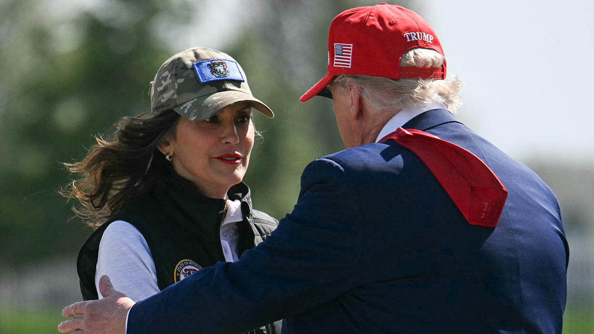 Michigan, Gretchen Whitmer, Donald Trump, constitutional crisis, Jon Favreau, Pod Save America, Oval Office, 2028 presidential election, Democratic Party, Republican Party, Congress, tariffs, Michigan auto industry, disaster relief, ice storm, diversity policies, foreign students, federal funding, public schools, A-10 Warthog, F-15EX Eagle II, Selfridge Air National Guard Base, diplomacy, counter-programming, Oval Office folder, recovery aid, Michigan economy
