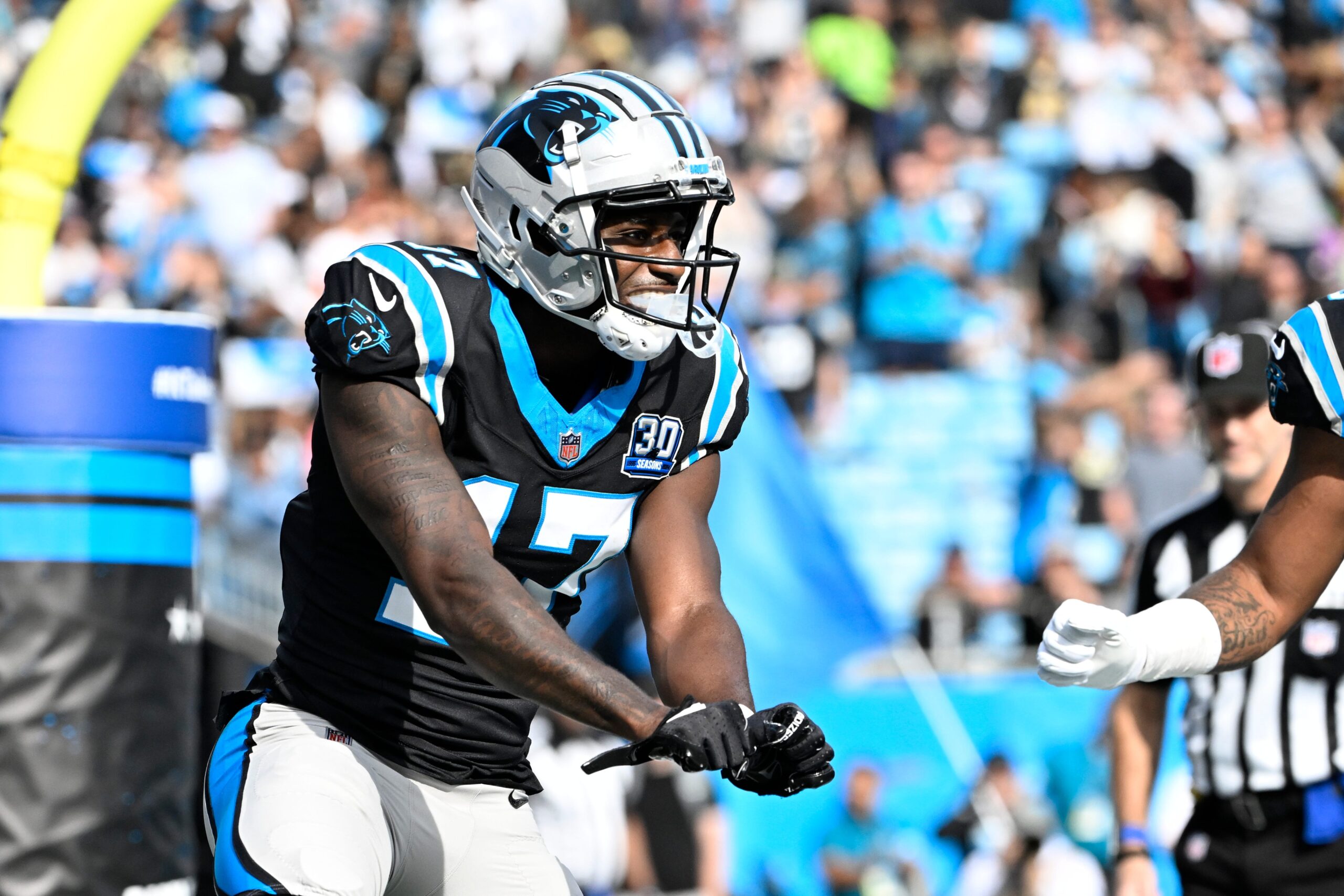 Xavier Legette, Carolina Panthers, Kentucky Derbisi, NFL sosyal medya, at yarışı, atlar, yatırım, Mullings, Güney Carolina, Dolla Bill, touchdown kutlaması, Churchill Downs, at sevgisi, spor, meta anahtar kelimeler, Türkey.

