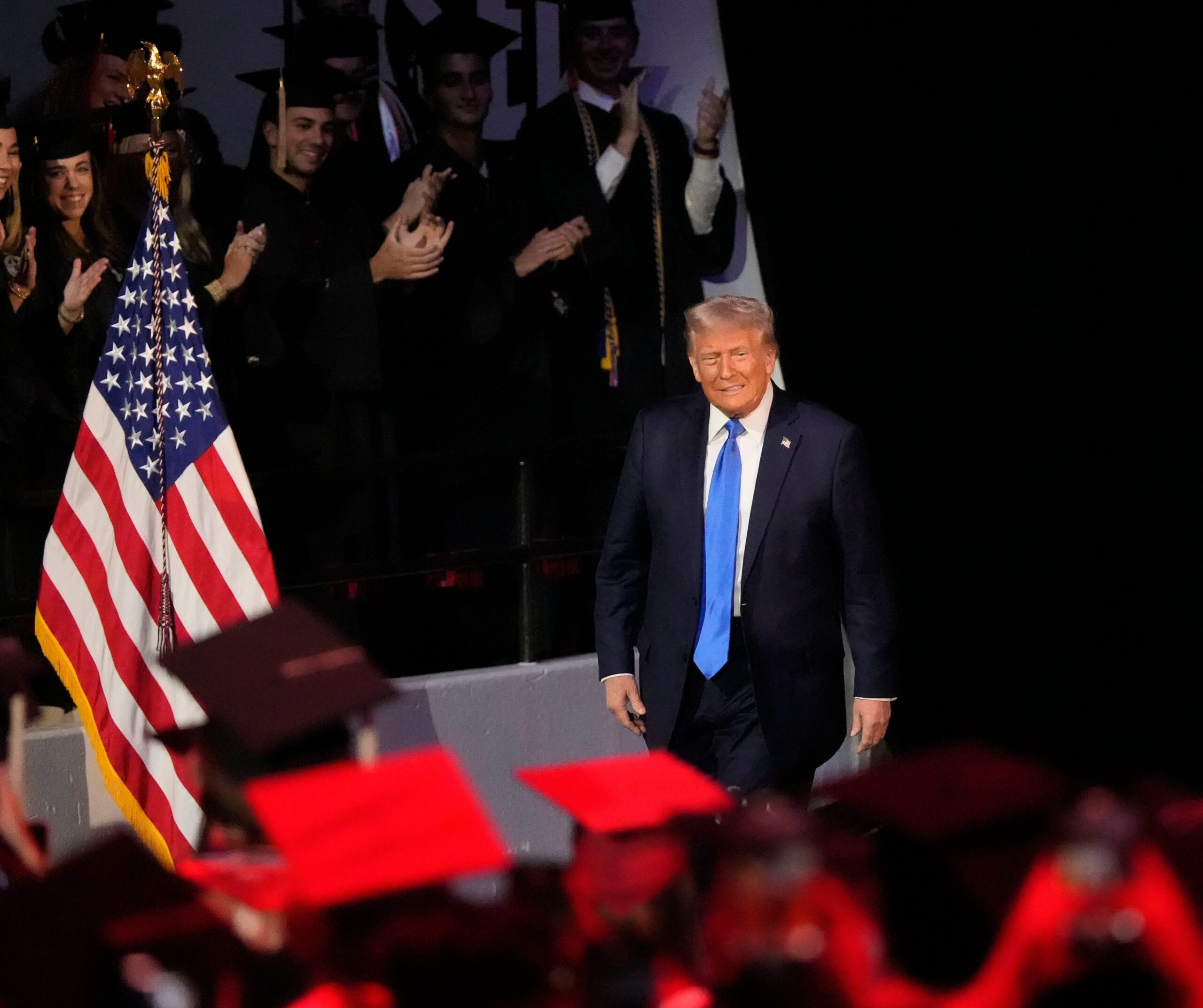 Donald Trump, Veterans Day, Victory Day, World War I, World War II, federal holiday, May 8, VE Day, Armistice Day, U.S. Department of Veterans Affairs, Congress, legislative process, Melina Khan, USA TODAY, military victories, United States, renaming, Truth Social, national news
