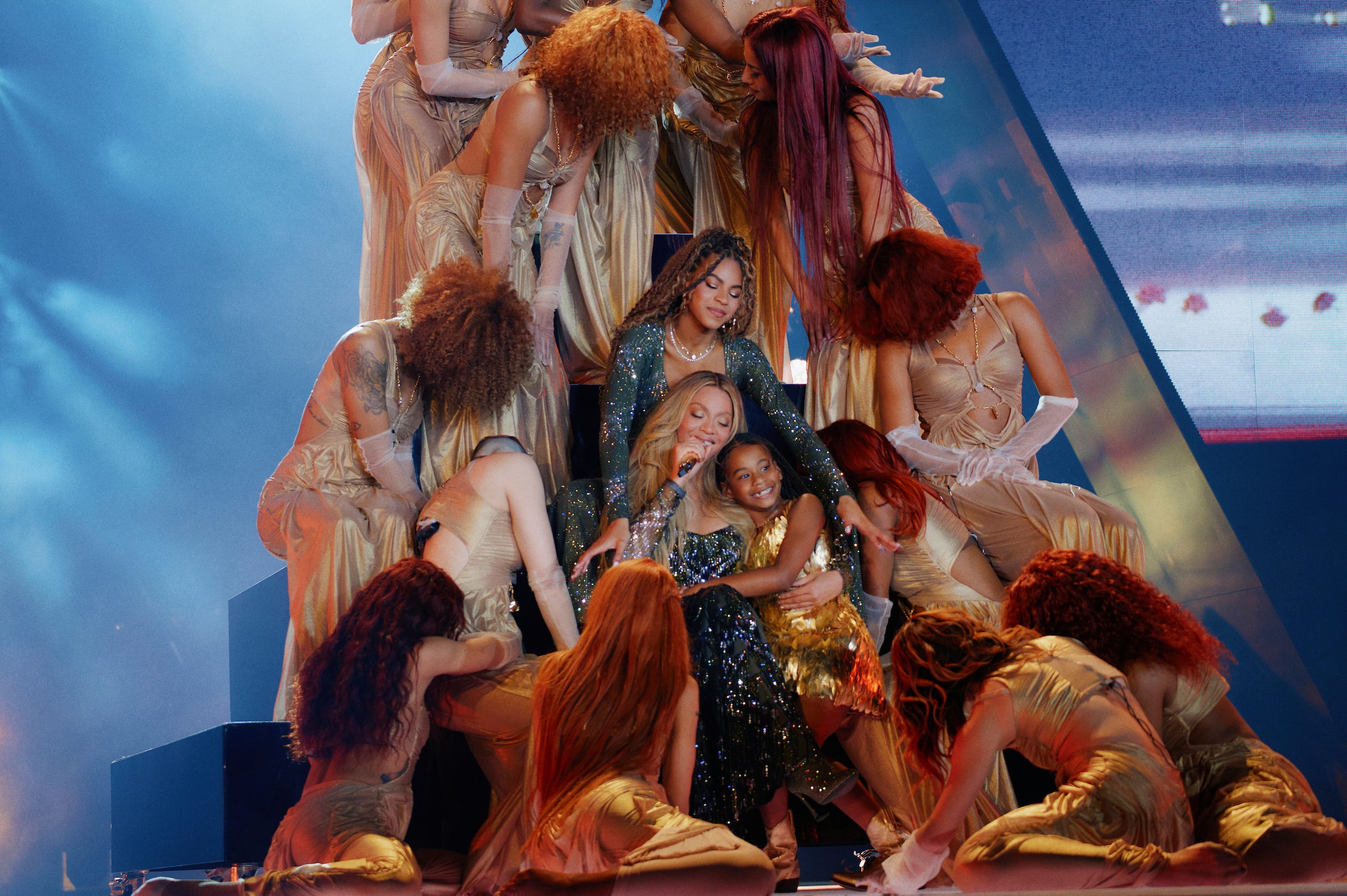 Blue Ivy, Beyoncé, Cowboy Carter, Rodeo Chitlin Circuit Tour, dans, performans, konser, SoFi Stadyumu, Beyhive, Caché McClay, USA TODAY, müzik, eğlence, gösteri, Las Vegas, turne, yıldız
