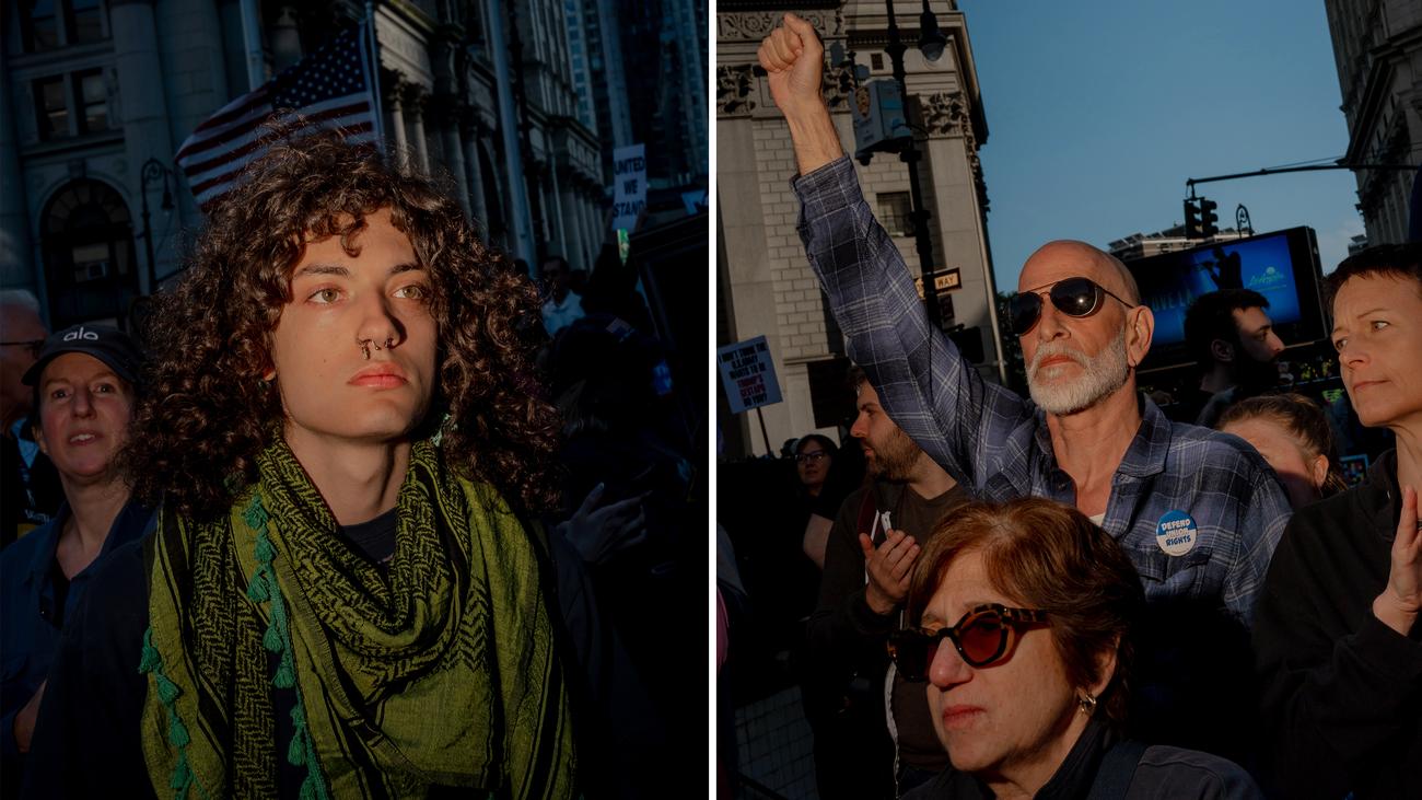 Patrick Lipscomb-Jefferson, Broadway protestosu, Amerikan Sendikalar Federasyonu, AFGE, Donald Trump, LaGuardia Havaalanı, TSA, sendika, işçi hakları, demokrasi, New York, siyasi protesto, ABD, güvenlik görevlisi, sendikal mücadele,Trump karşıtı protesto

