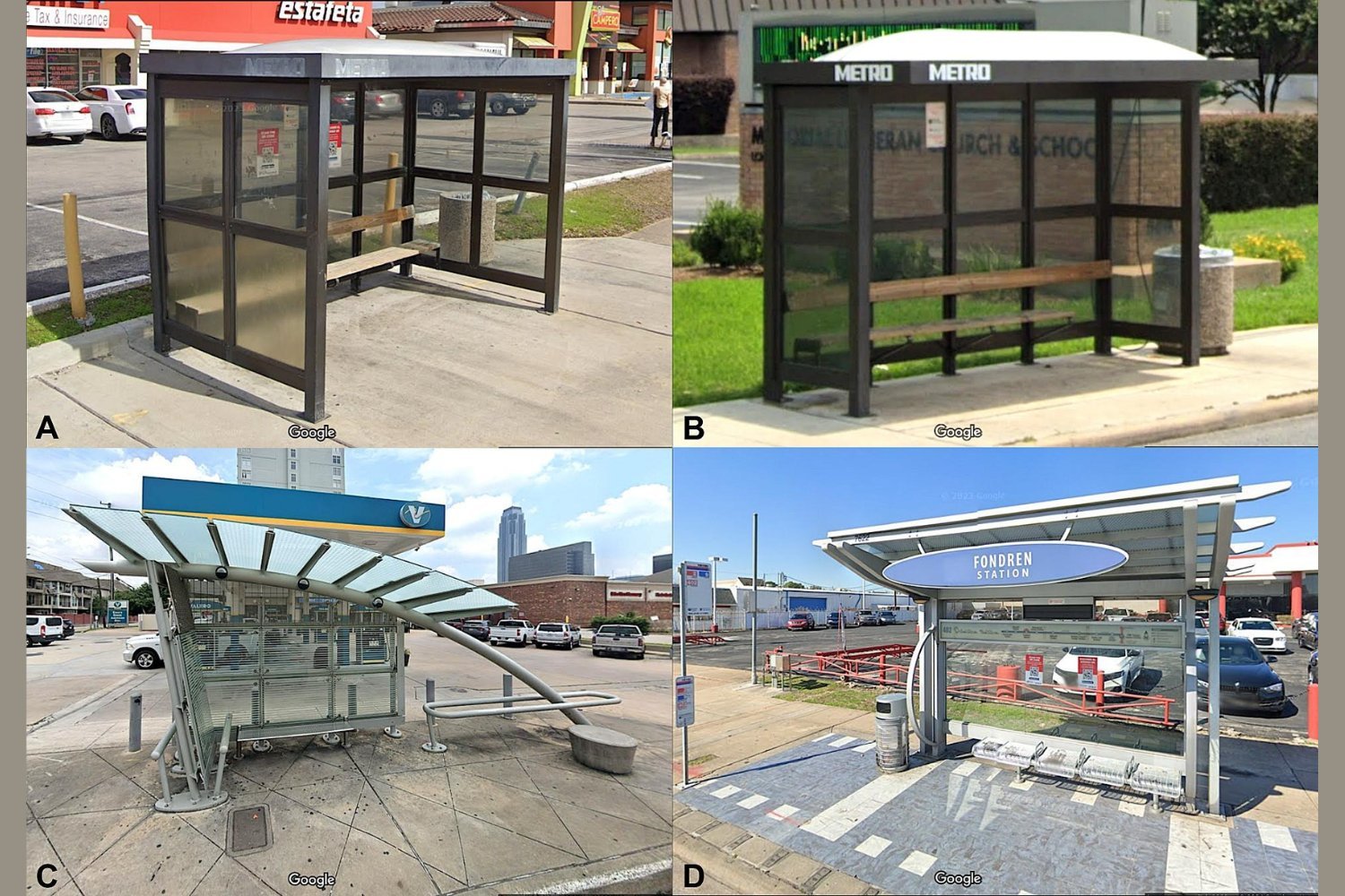 otobüs durakları, ısı stresi, ağaçlar, gölgelik, sıcak hava, toplu taşıma, Houston, sağlık, iklim değişikliği, kent planlaması, ısı adası, sıcaklık, nem, rüzgar, WBGT, University of Texas Health Science Center, çevresel faktörler, ulaşım, kamu sağlığı, kent iklimi, güneş ışınımı
