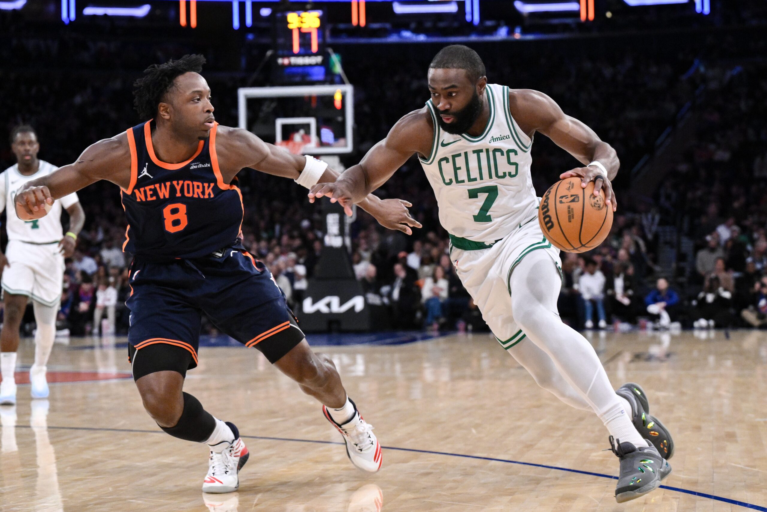 NBA, New York Knicks, Boston Celtics, Playofflar, Maç Önizlemesi, Tahminler, Jalen Brunson, Karl-Anthony Towns, Jason Tatum, Jaylen Brown, OG Anunoby, Mikal Bridges, Doğu Konferansı Yarı Finalleri, TD Garden, Maç Takvimi, NBA Playoffları, Knicks - Celtics, Basketbol, Basketbol Haberleri, Spor Haberleri, NBA Haberleri
