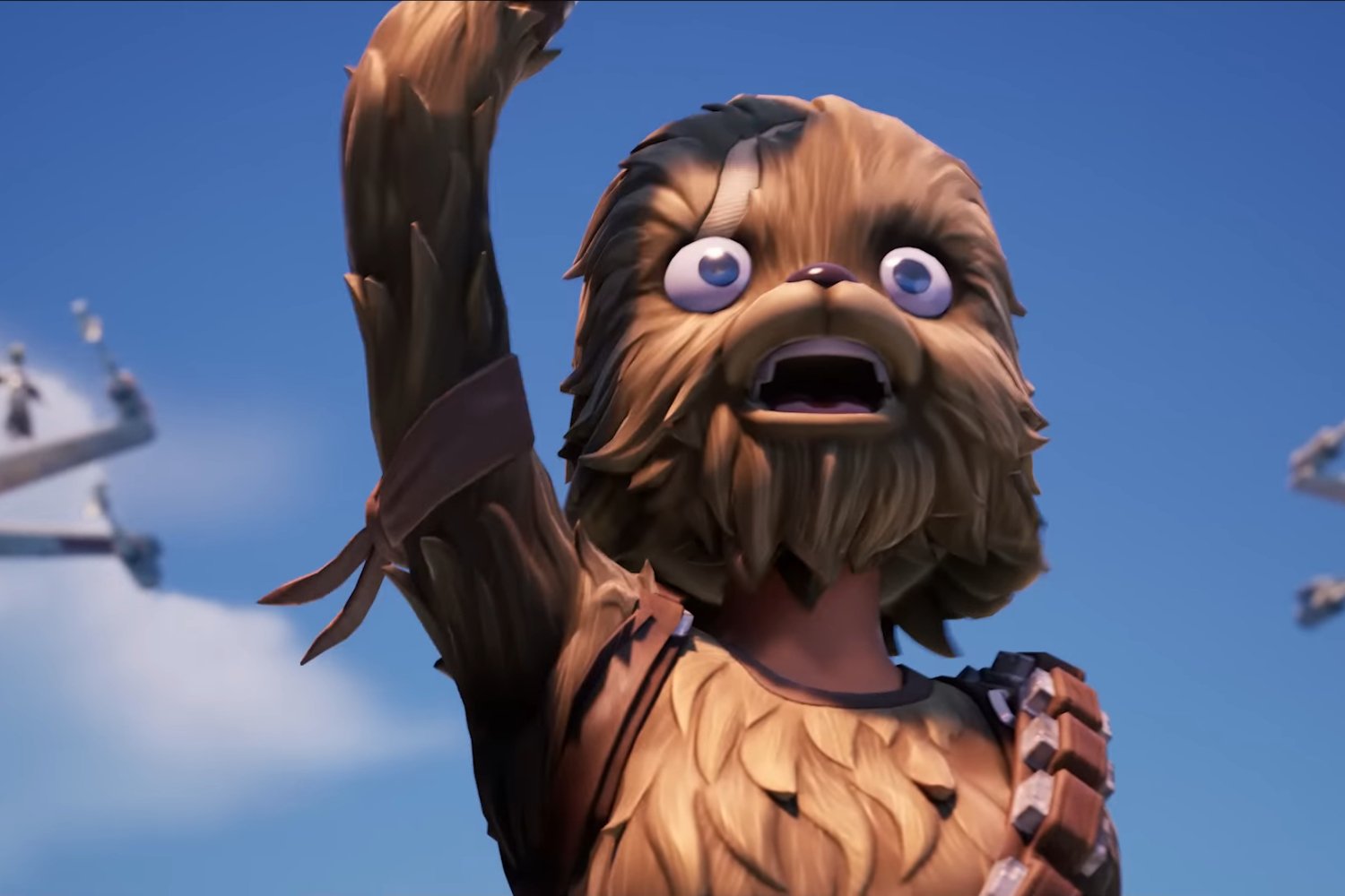 Fortnite, Star Wars, Tales of the Underworld, Disney+, Etkinlik, Battle Royale, Galaktik Savaş, İzleme Partisi, Asajj Ventress, Darth Vader, Palpatine, Rey, Mace Windu, Işın Kılıçları, TIE Fighters, X-Wings, Star Destroyers, Skinler, Fırtına Birlikleri, Poe Dameron, General Grievous, Çırak Evie, Wookiee, Oyun, Video Oyunu, İşbirliği, Tanıtım, MyDisney, Epic Hesapları, Ücretsiz Ödüller, Sezonluk İçerik, Canlı Yayın, Sanal Etkinlik, Oyun Modları
