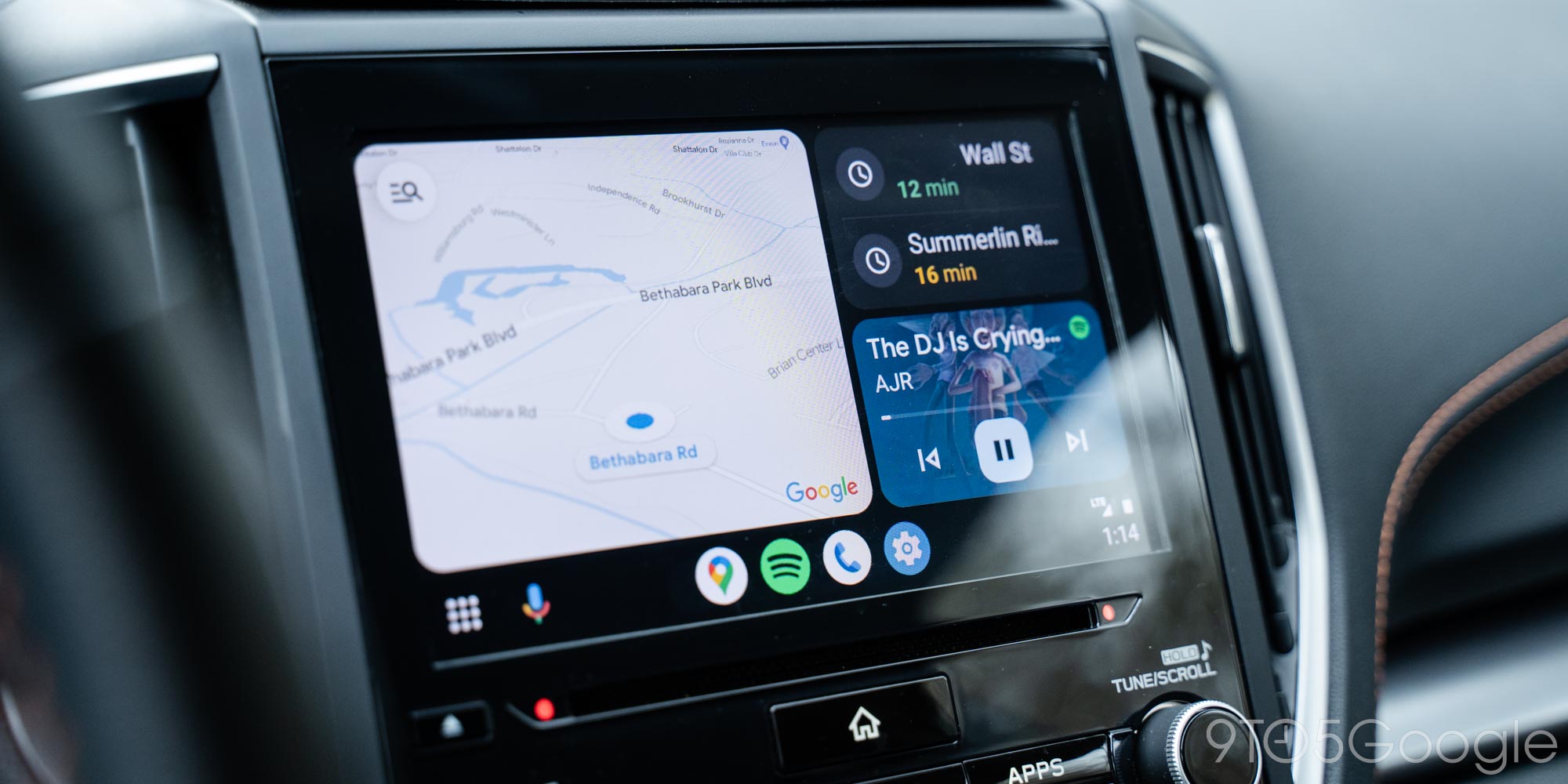 android auto, hafif tema, google, coolwalk, malzeme sen, tasarım, güncelleme, spotify, youtube müzik, kadran uygulaması, karanlık mod, otomotiv, teknoloji, haberler, sızıntı, android authority
